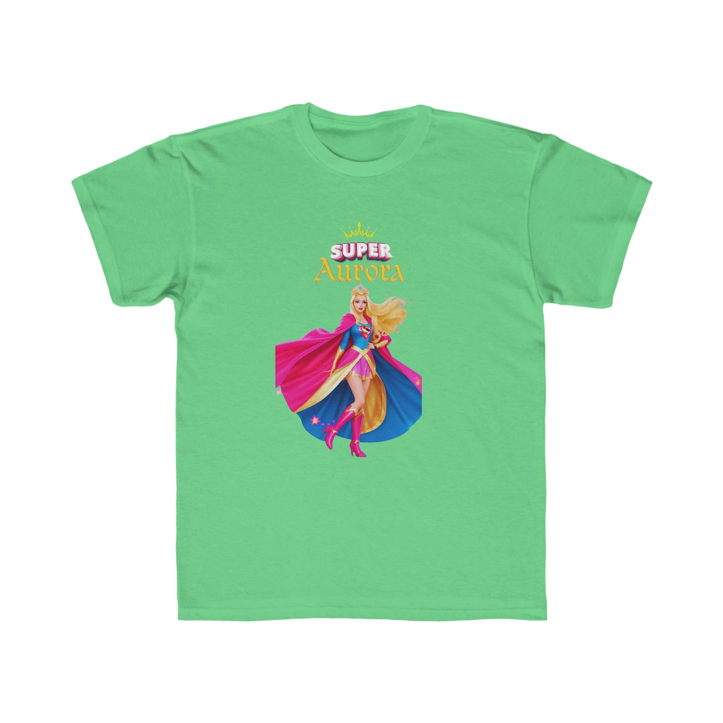 Camiseta de corte regular para niños - Princesas Heroína Aurora - 02