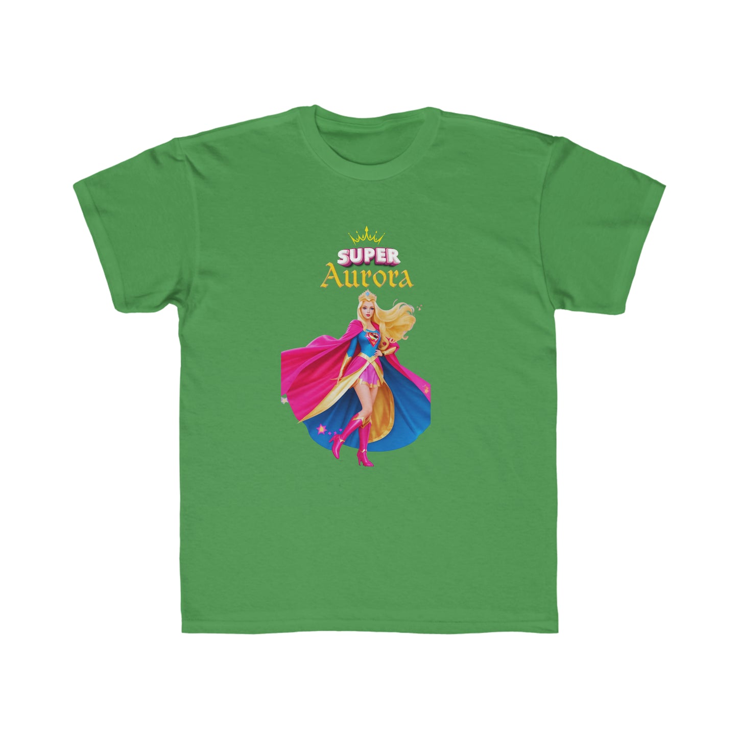 Camiseta de corte regular para niños - Princesas Heroína Aurora - 02