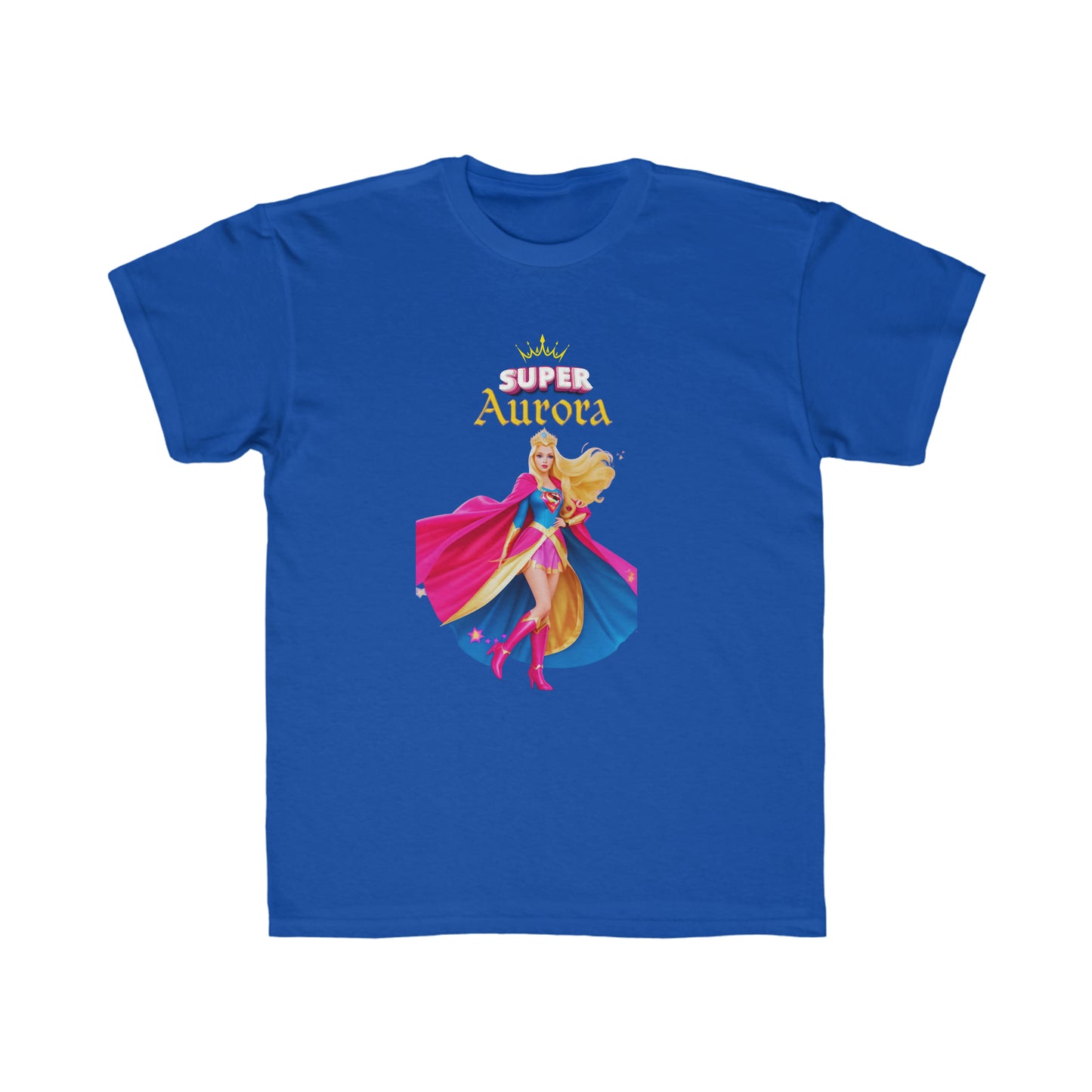 Camiseta de corte regular para niños - Princesas Heroína Aurora - 02
