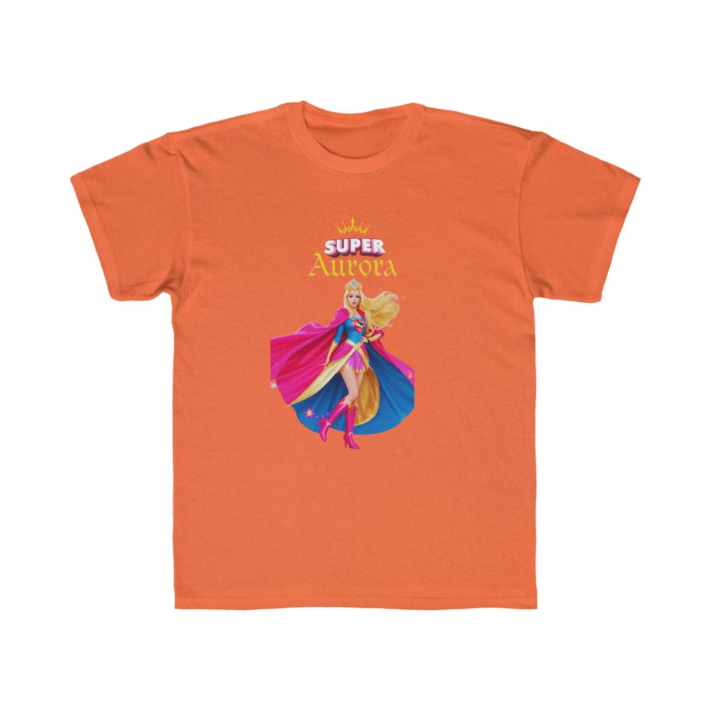 Camiseta de corte regular para niños - Princesas Heroína Aurora - 02