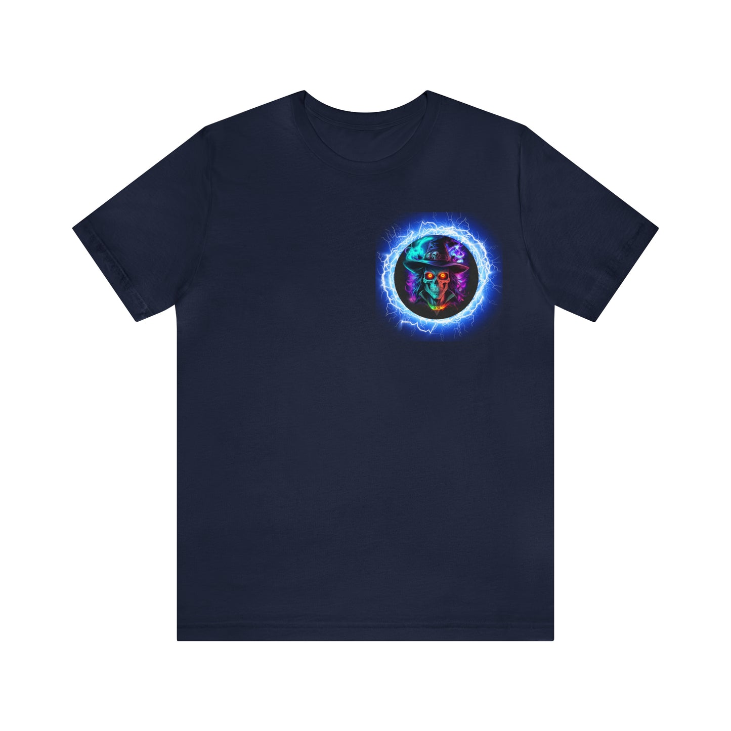 Camiseta de manga corta unisex Jersey - Calaveras de brujas de Halloween - 07