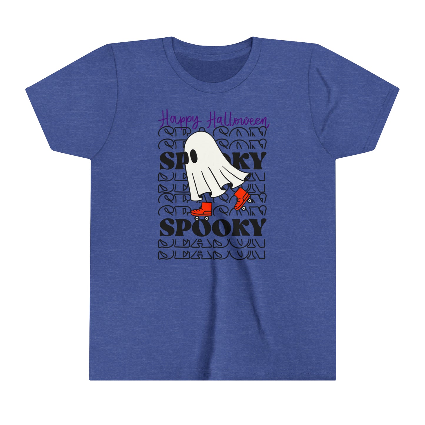 T-shirt à manches courtes pour jeunes - Halloween - Petit Fantôme - 10