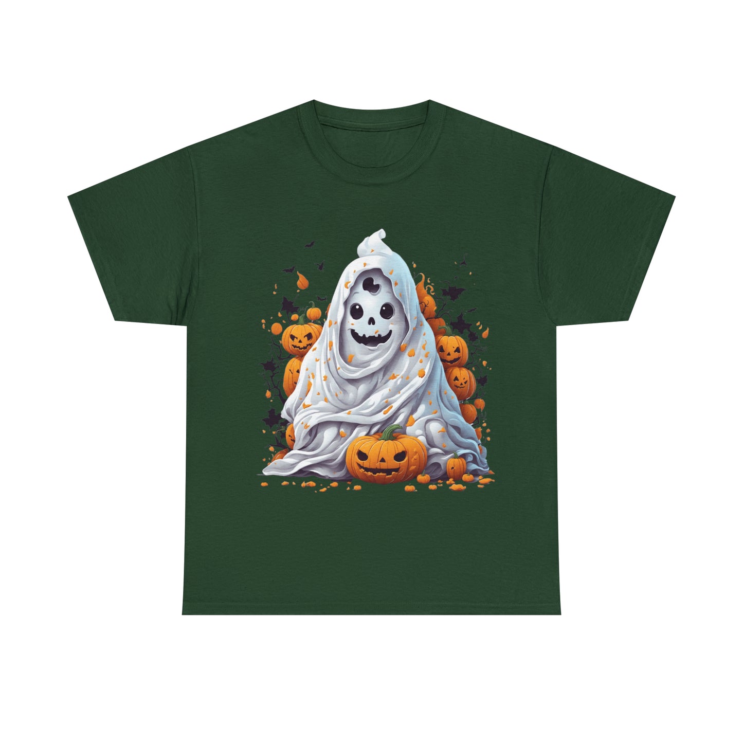 Camiseta unisex de algodón pesado - Fantasma de Halloween