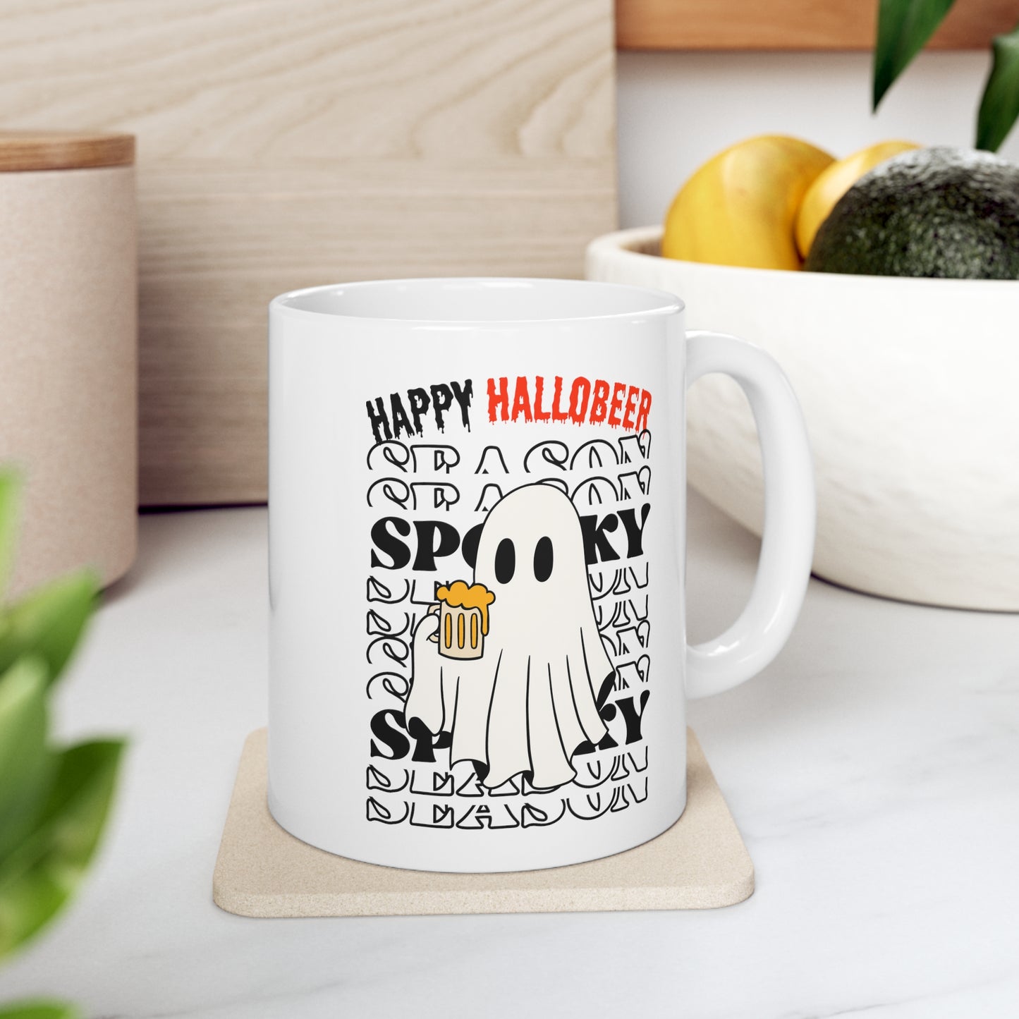 Taza de Cerámica 11oz - Halloween - Pequeño Fantasma - 01