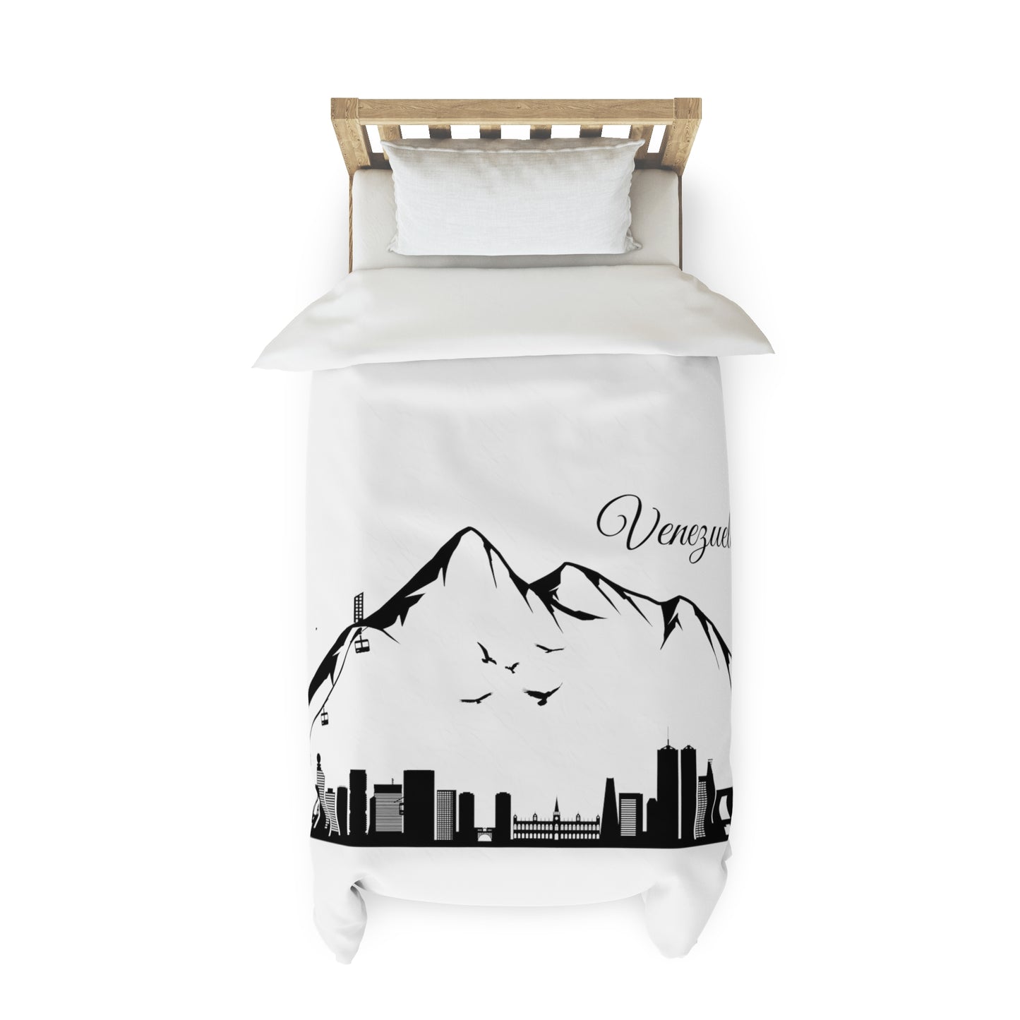 Duvet Cover - Silhouette of Caracas