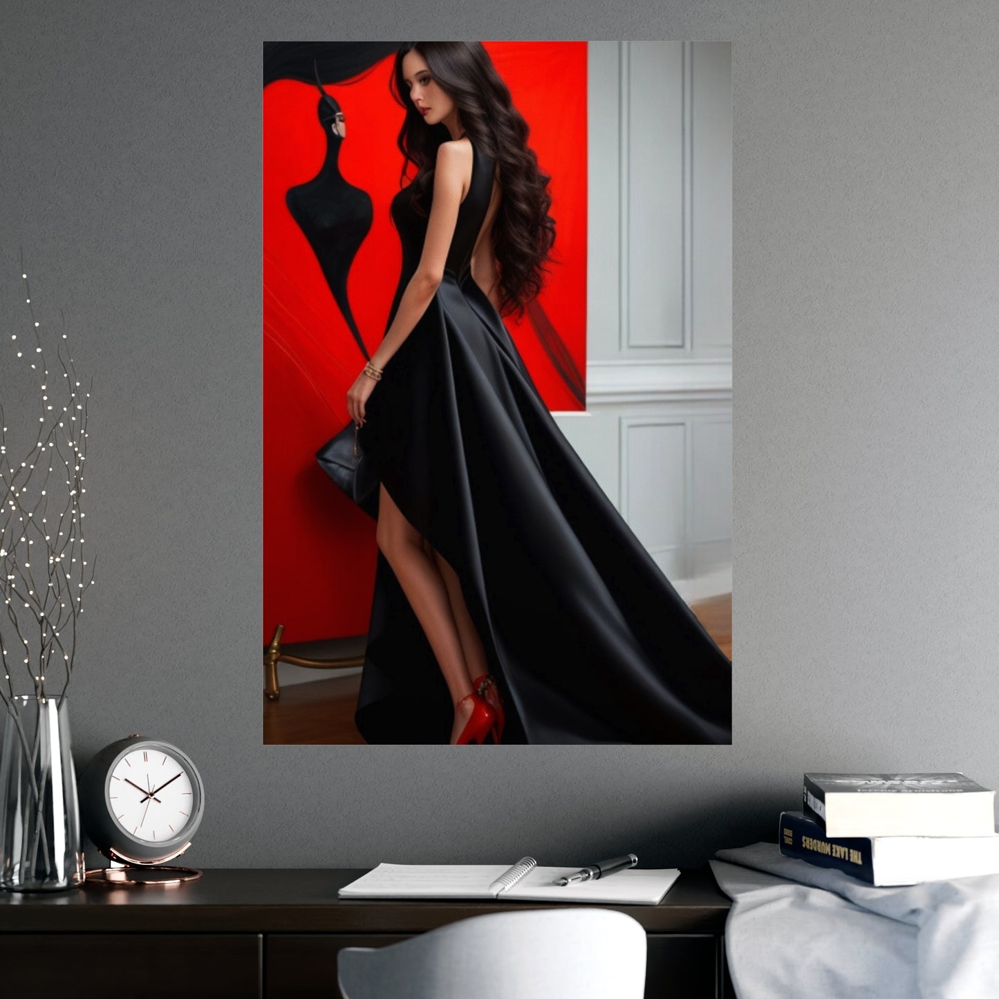 Pósters - Mujer elegante - Pósters verticales mate - 02
