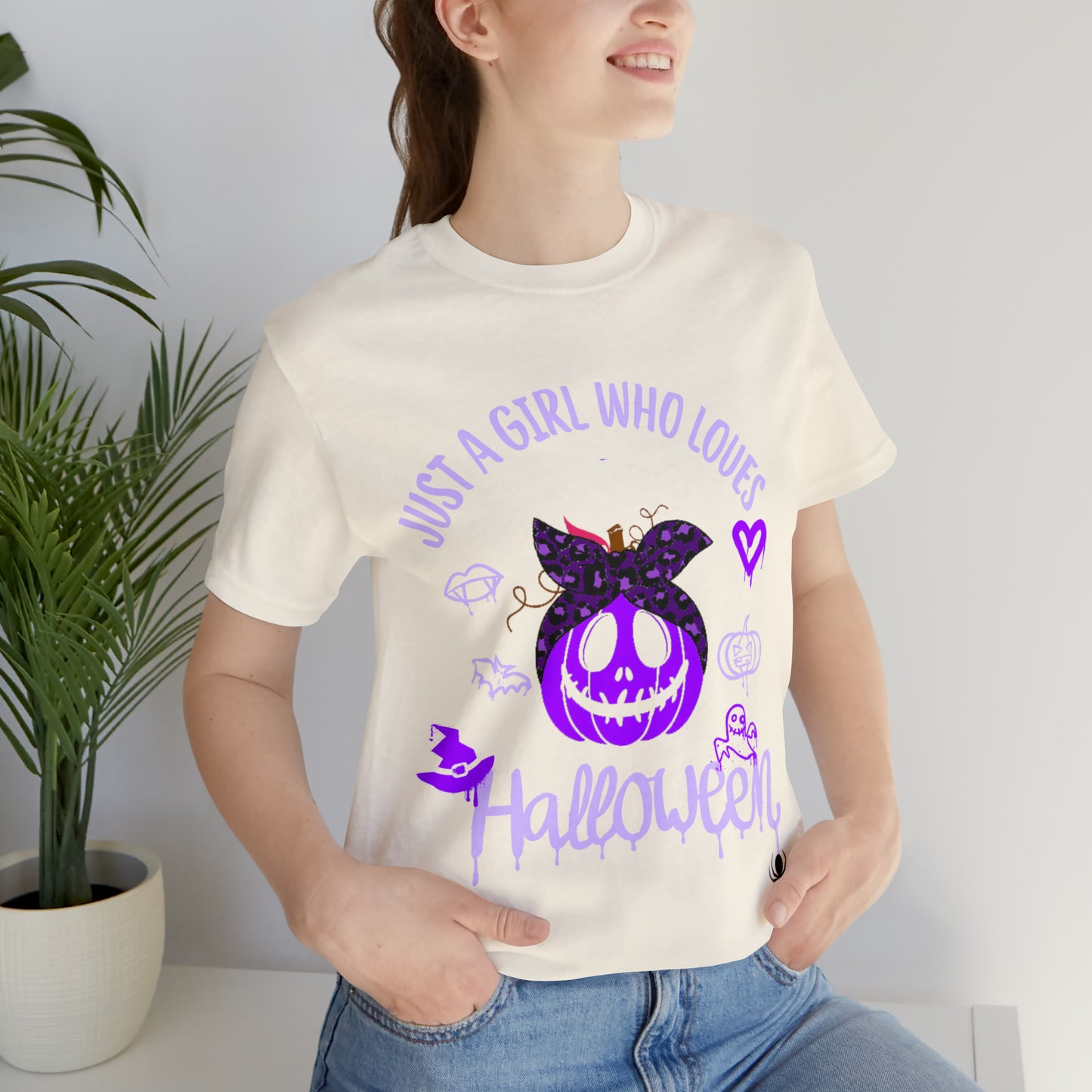 Camiseta de manga corta Unisex Jersey - Halloween - Sólo una niña - 02