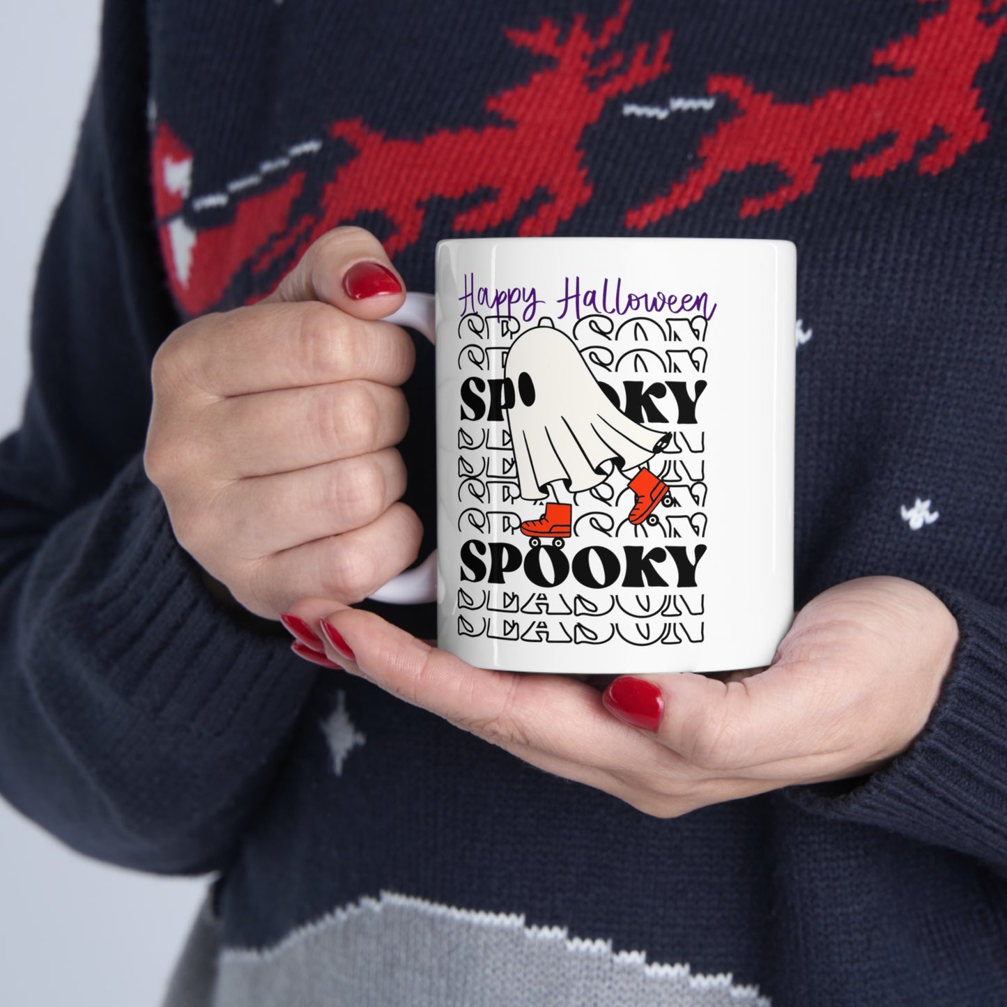 Mug en céramique 11oz - Halloween - Petit Fantôme - 10