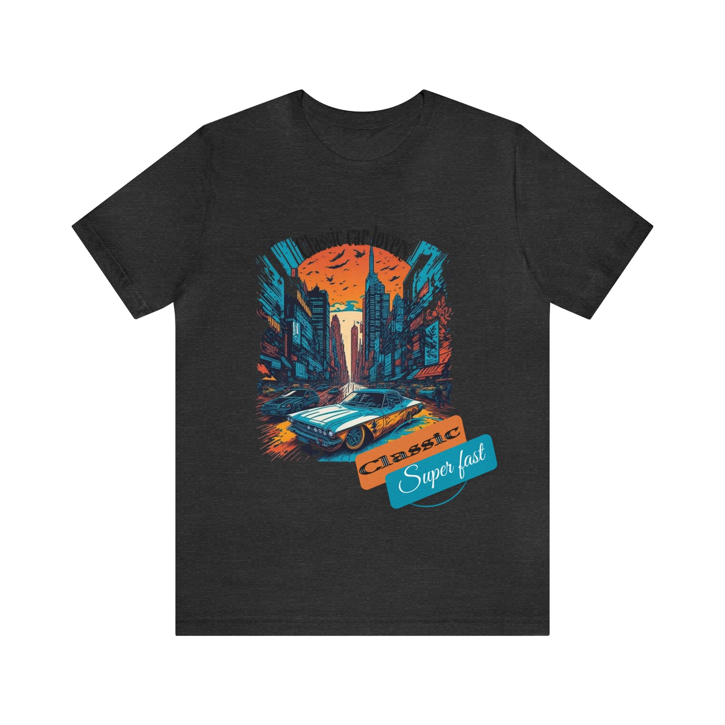 Camiseta Jersey Manga Corta - Coche Clásico - 01