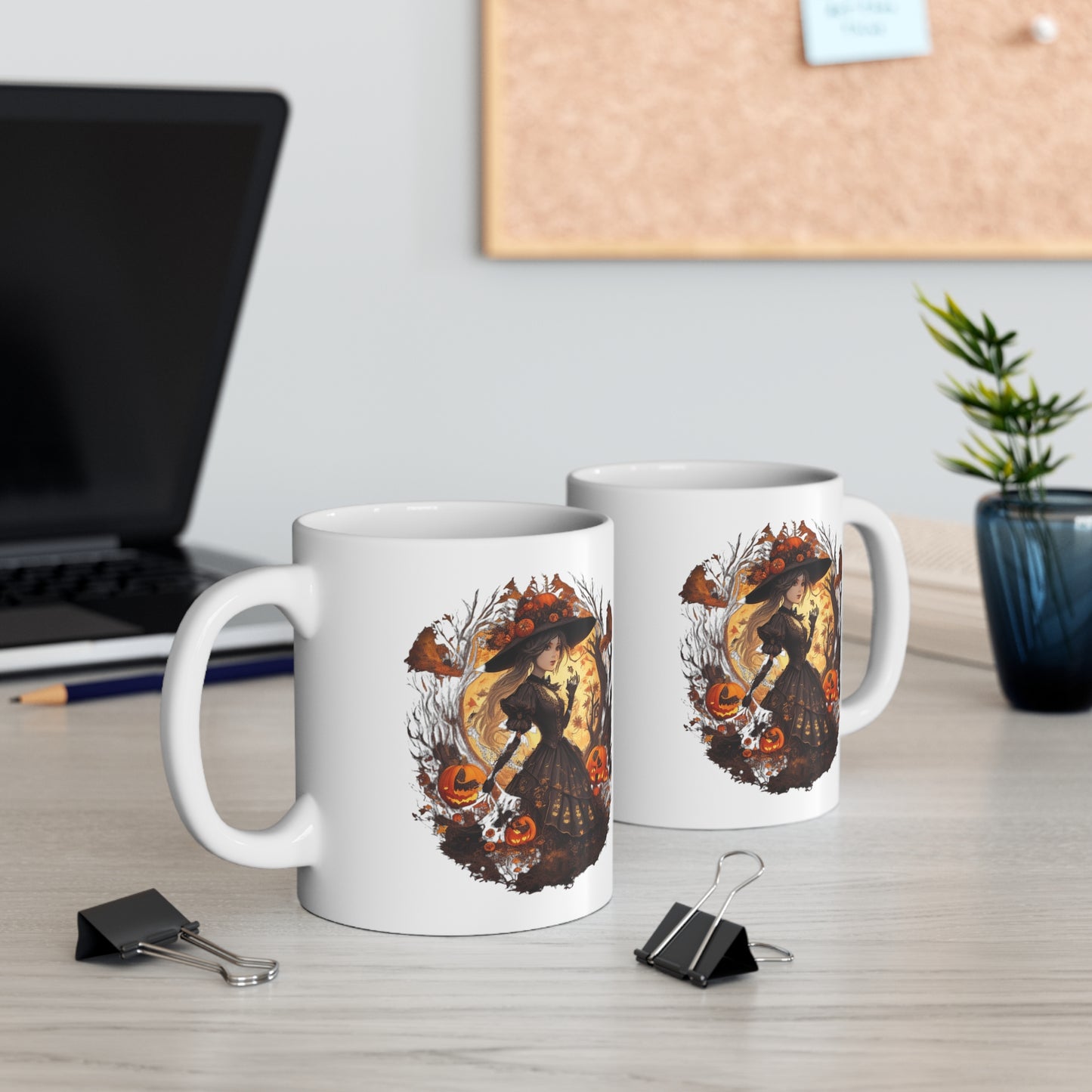 Mug en céramique 11oz - Halloween - Miss sorcière - 02
