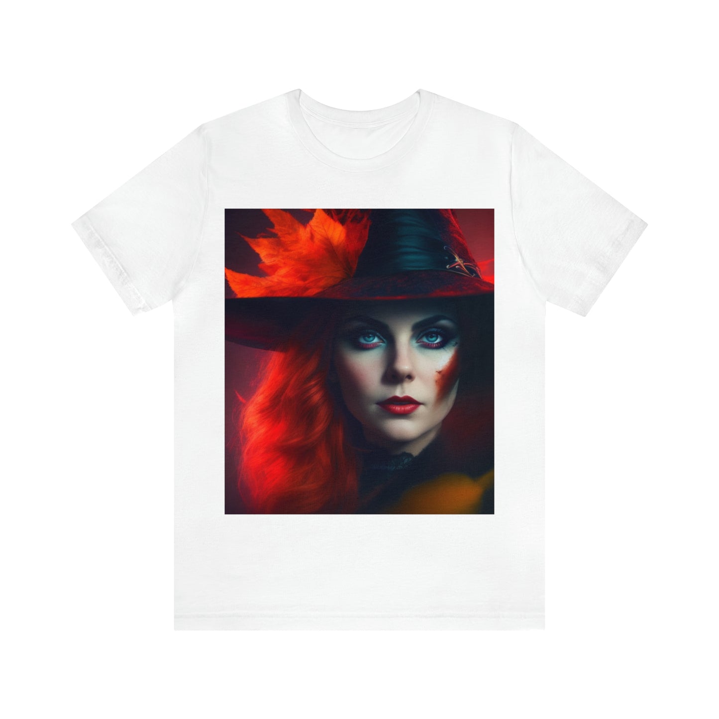 Camiseta de manga corta unisex Jersey - Halloween Witch AI - 03