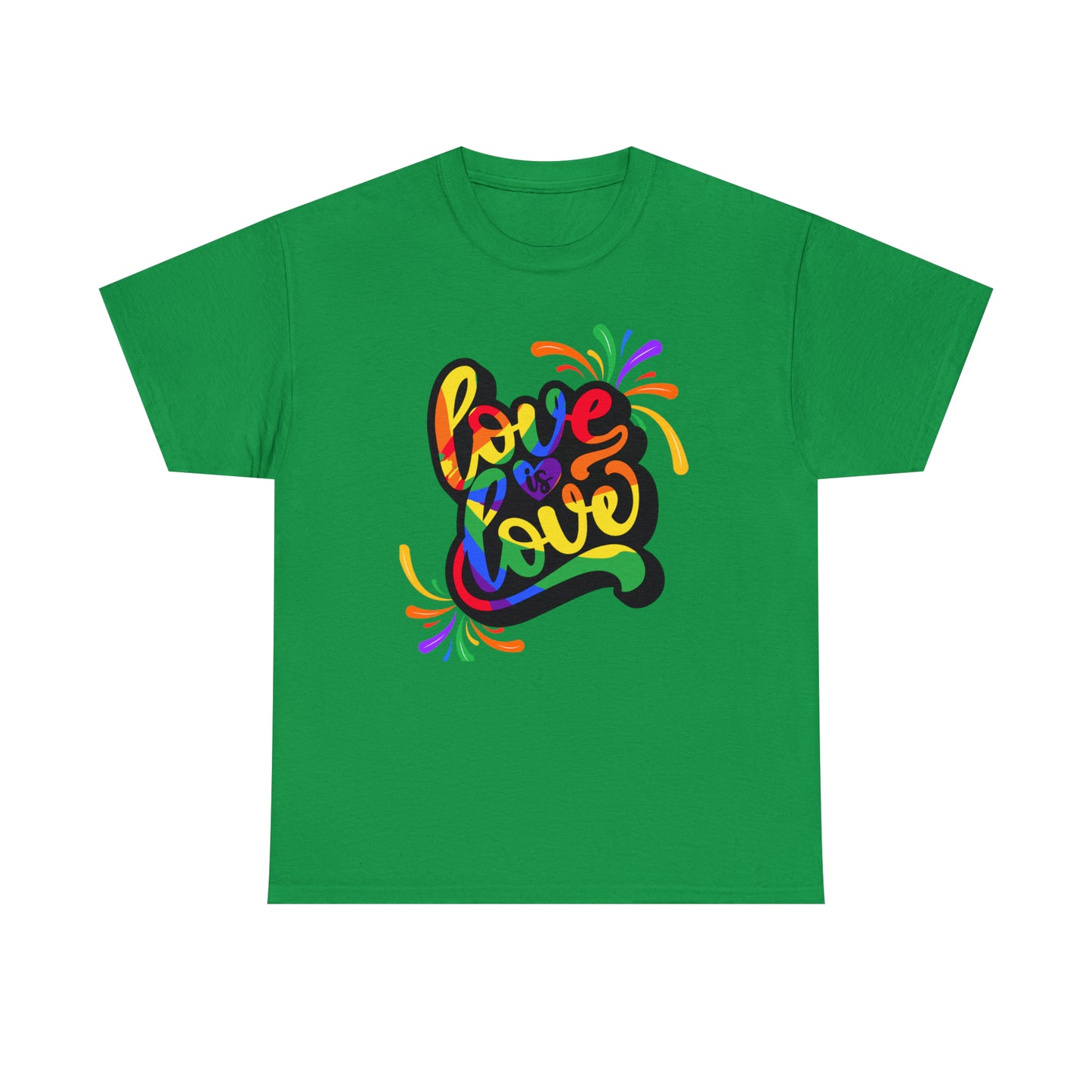Camiseta unisex de algodón pesado - El amor es amor - 01