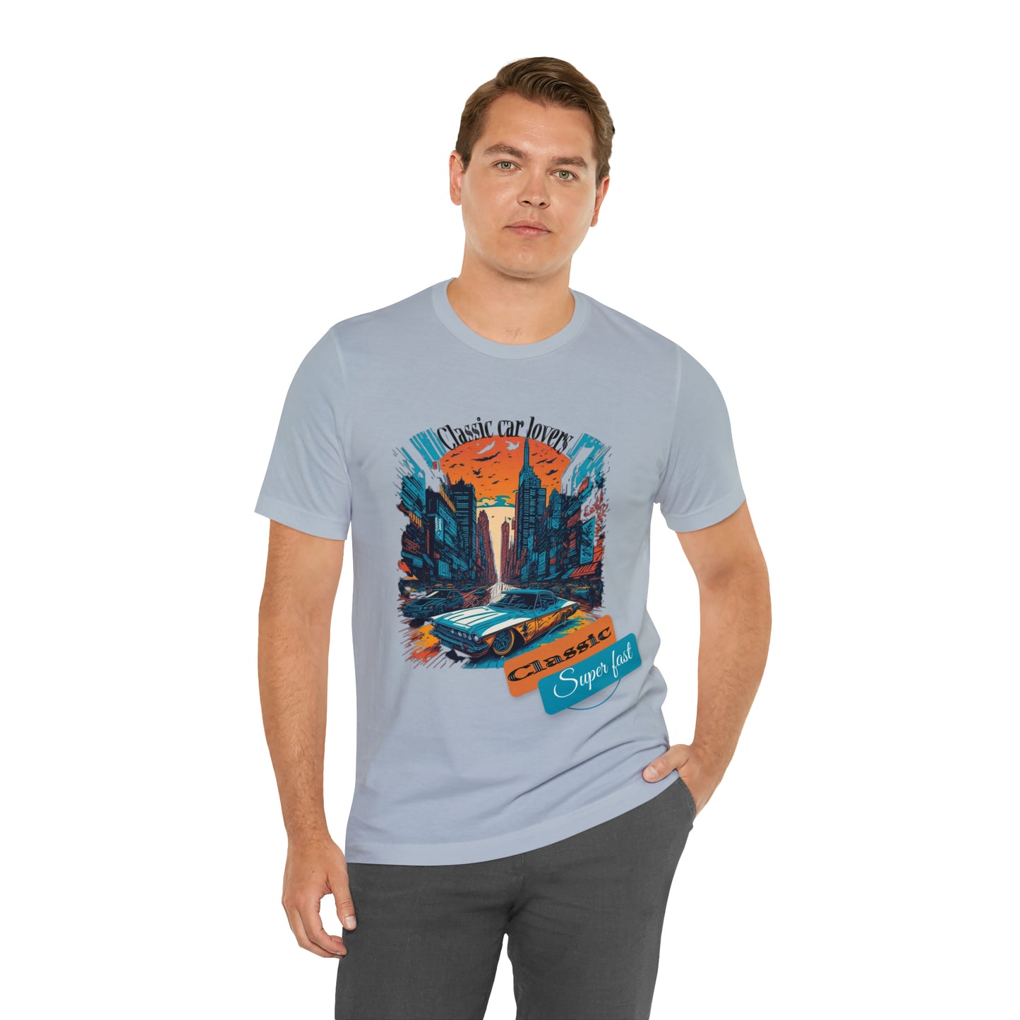 Camiseta Jersey Manga Corta - Coche Clásico - 01