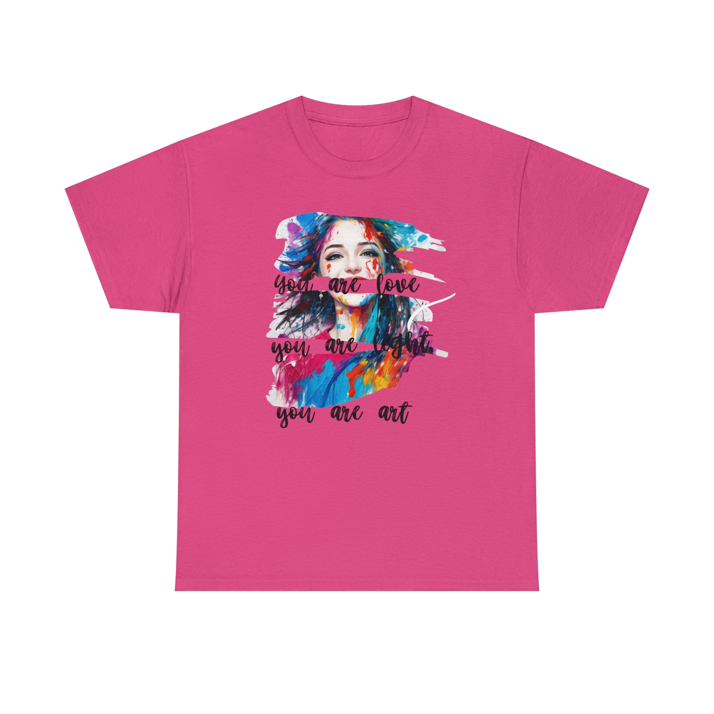 Camiseta unisex de algodón pesado - Amor y libertad - 03