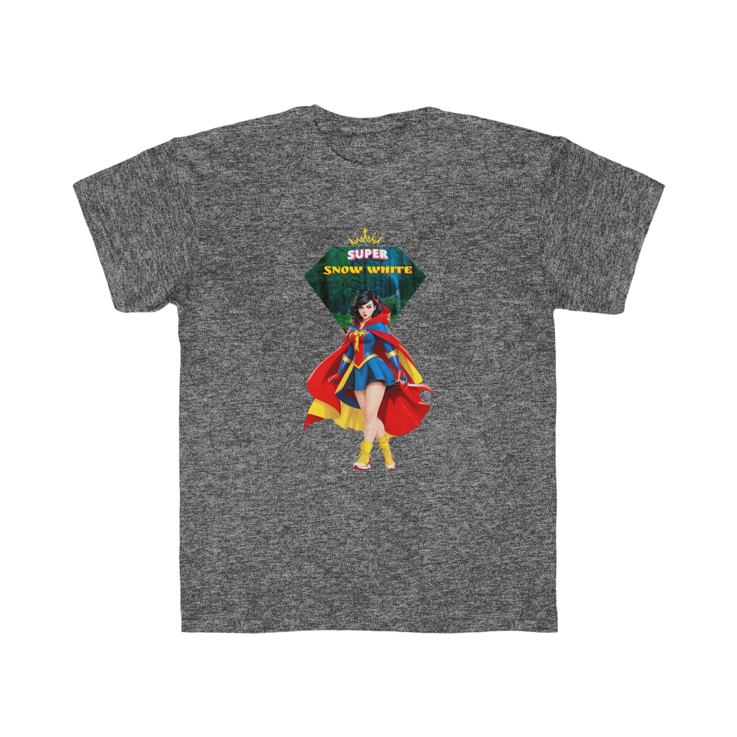 Camiseta de corte regular para niños - Princesas Heroína Blancanieves - 06
