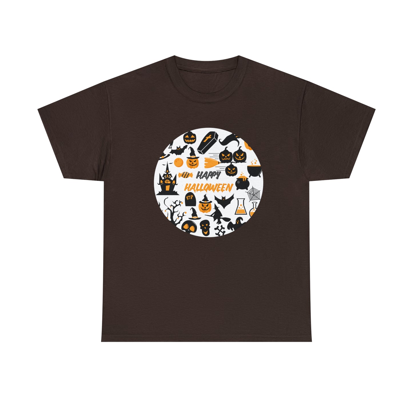Tee-shirt unisexe en coton lourd - Joyeux Halloween