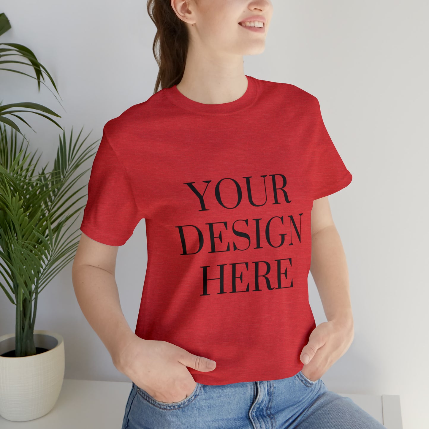 Camiseta de manga corta unisex Jersey - Personalizada - Tu diseño aquí - 01