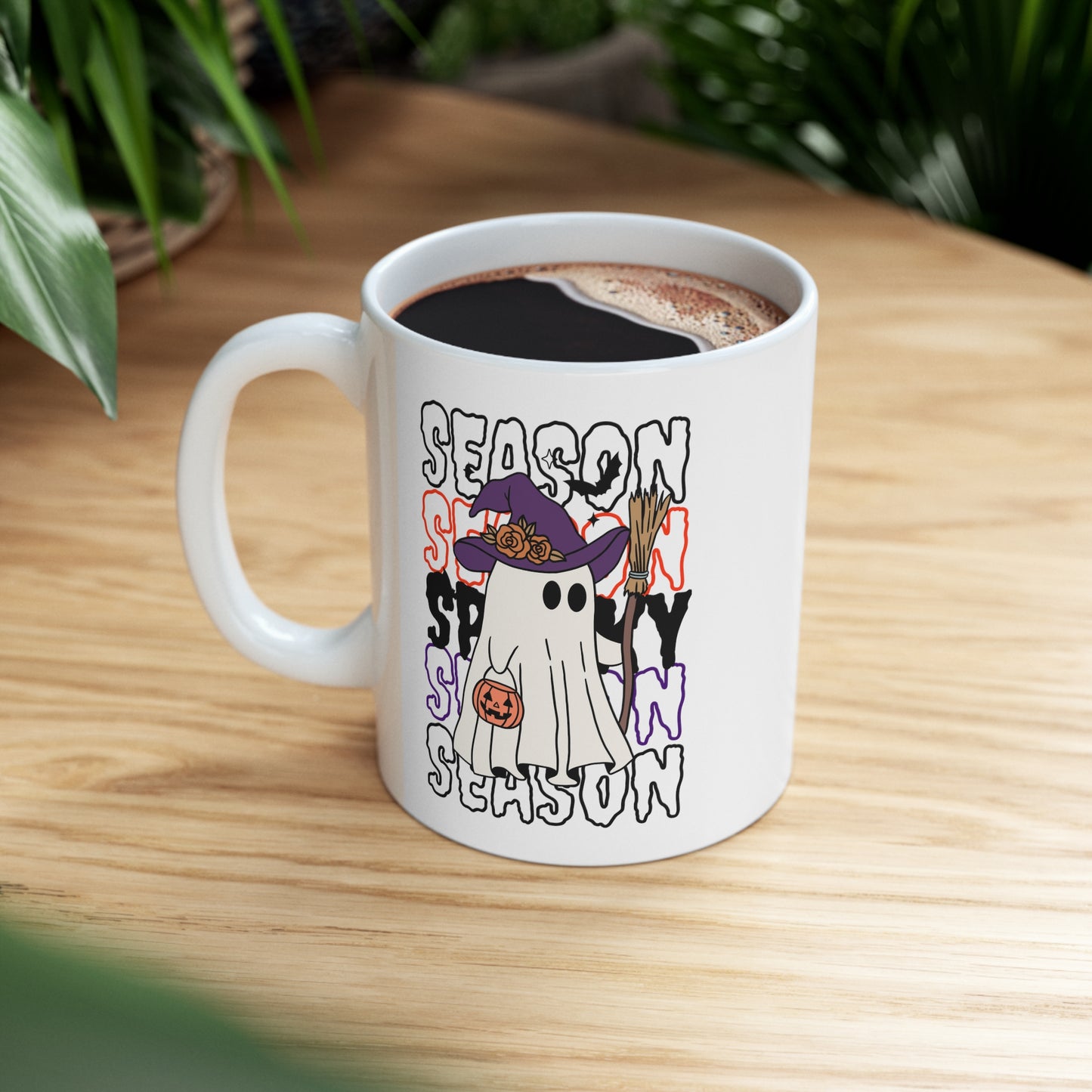 Mug en céramique 11oz - Halloween - Petit Fantôme - 13