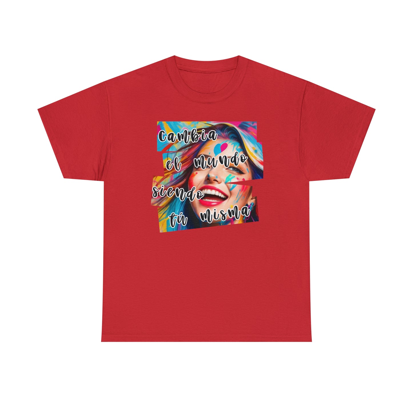 Camiseta unisex de algodón pesado - Amor y libertad - 01