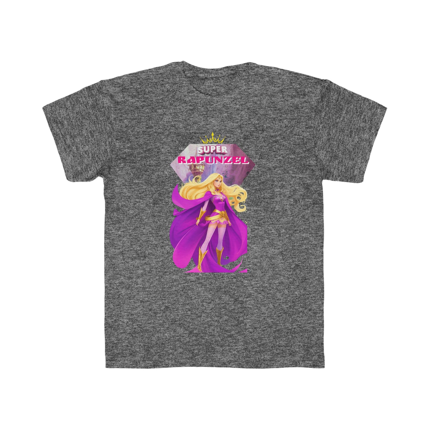 Camiseta de corte regular para niños - Princesas Heroína Rapunzel