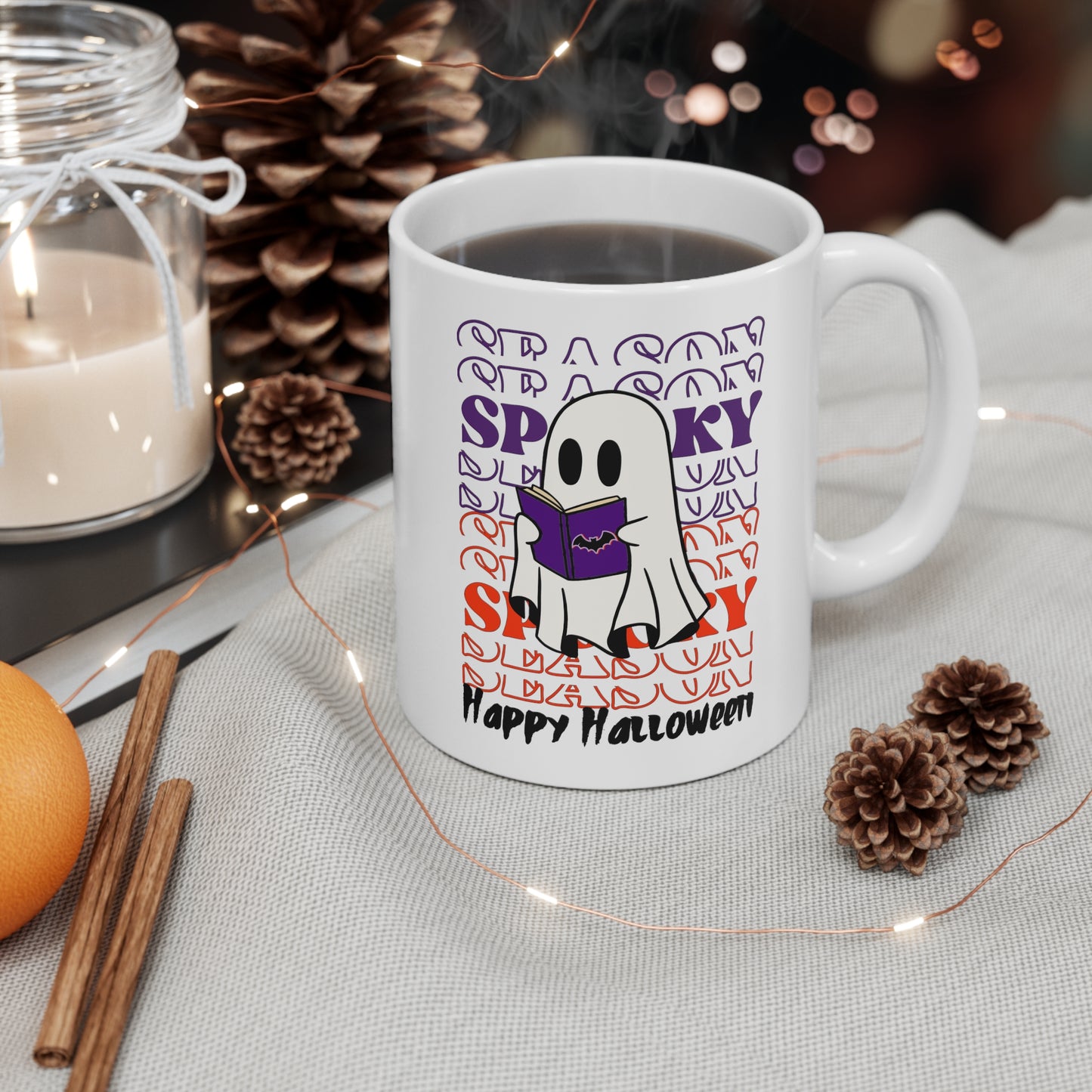 Mug en céramique 11oz - Halloween - Petit Fantôme - 07