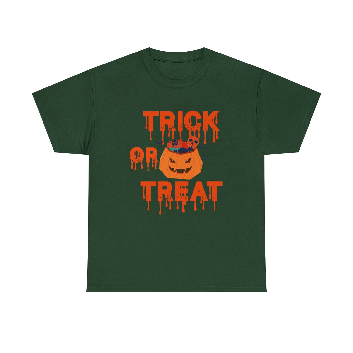 T-shirt unisexe en coton lourd - Halloween - Trick or Treat