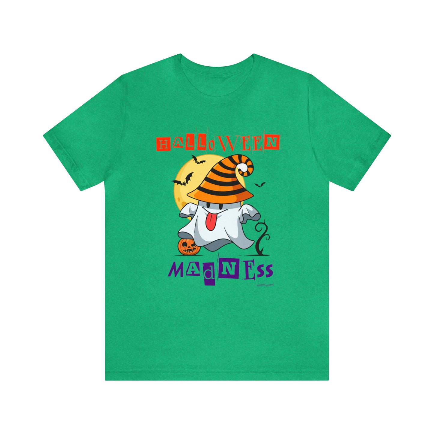Camiseta de manga corta de jersey unisex - Halloween - Pequeño fantasma - 04