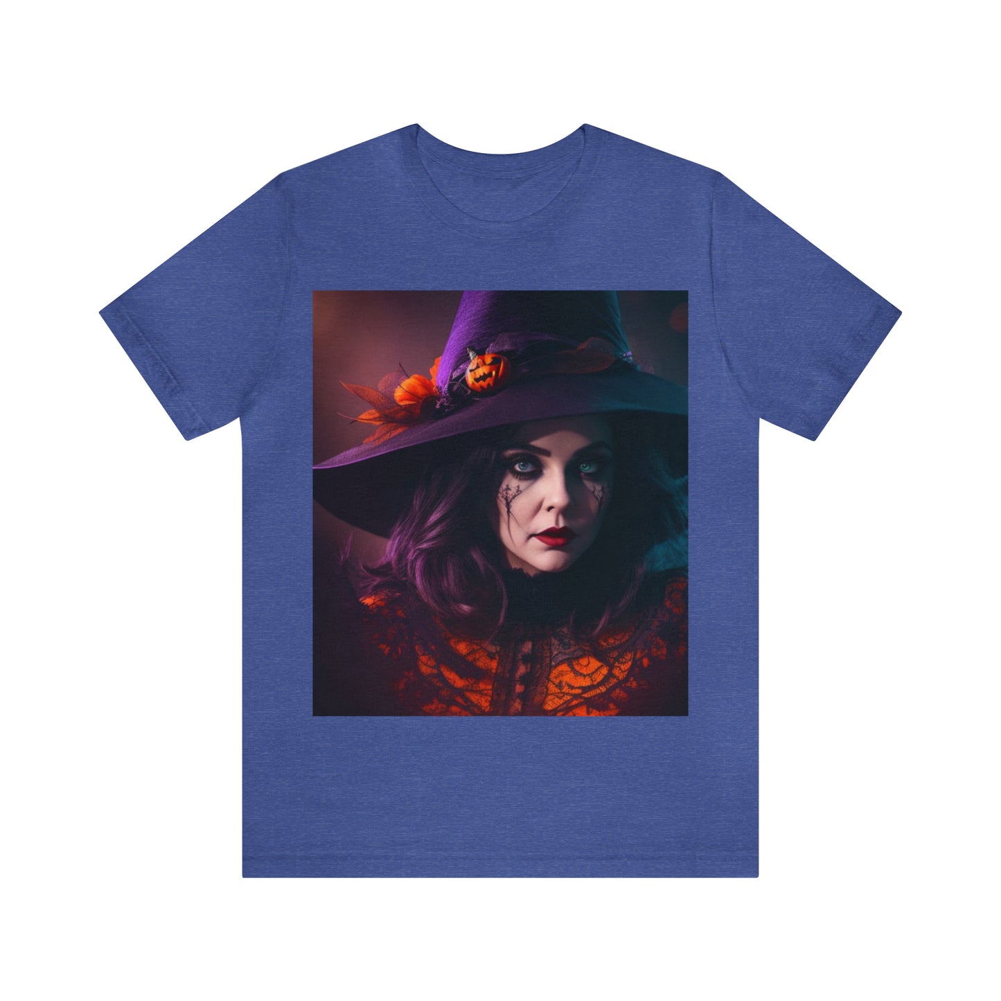 Camiseta de manga corta unisex Jersey - Halloween Witch AI - 05