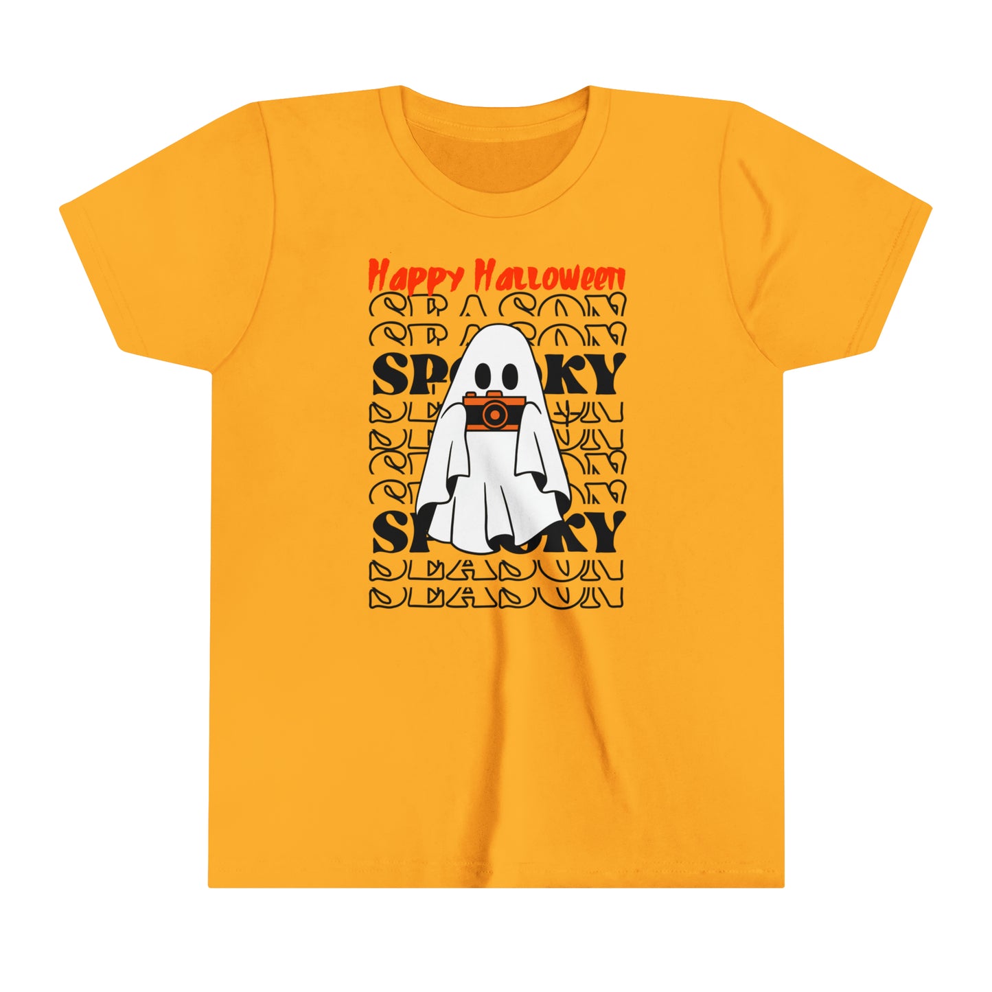 T-shirt à manches courtes pour jeunes - Halloween - Petit Fantôme - 08