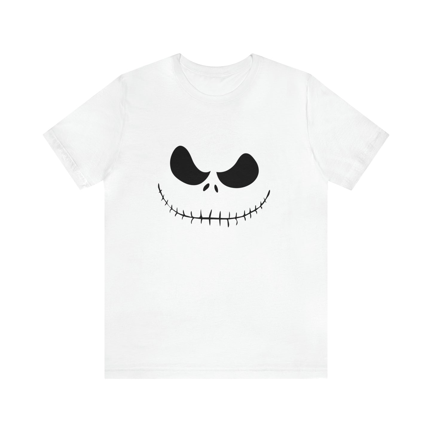 Camiseta de manga corta Unisex Jersey - Cara de terror de Halloween - 02