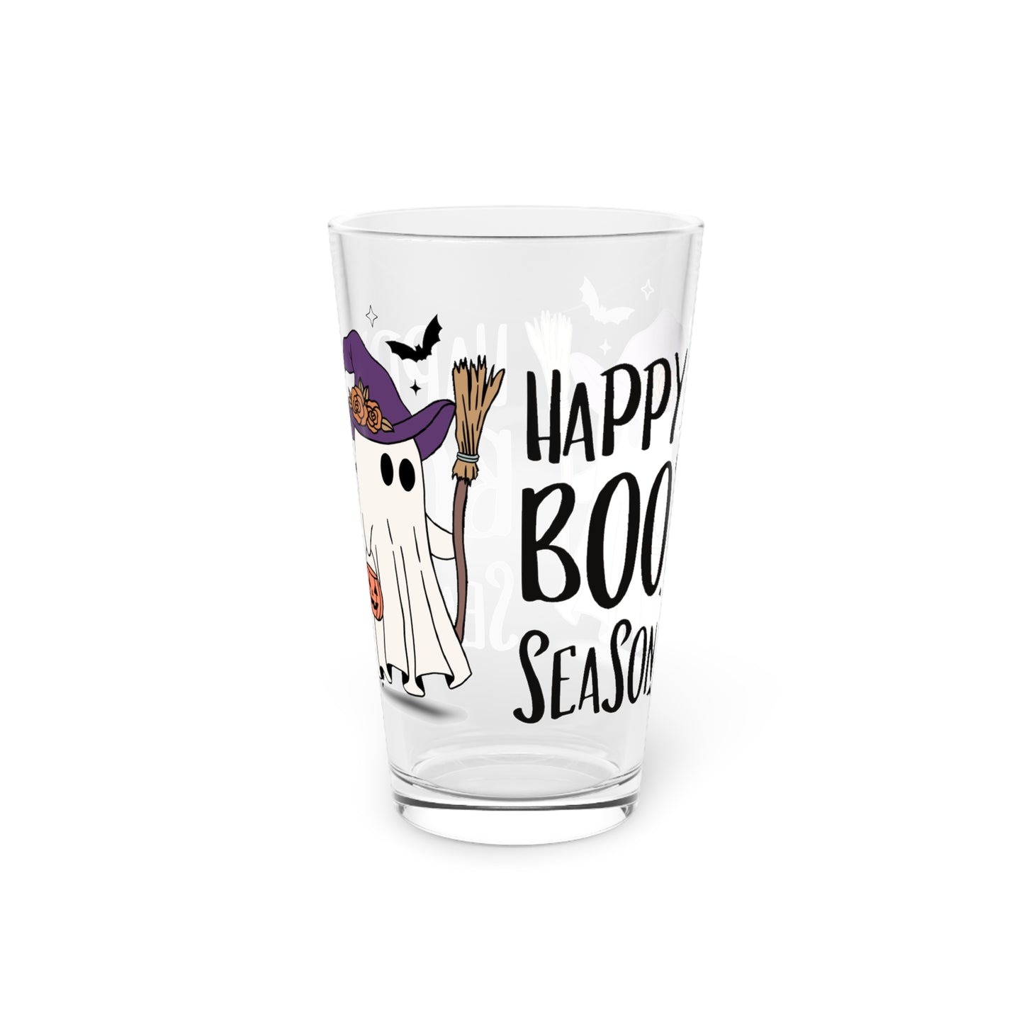 Vaso de pinta, 16 oz - Halloween - Pequeño fantasma - 21