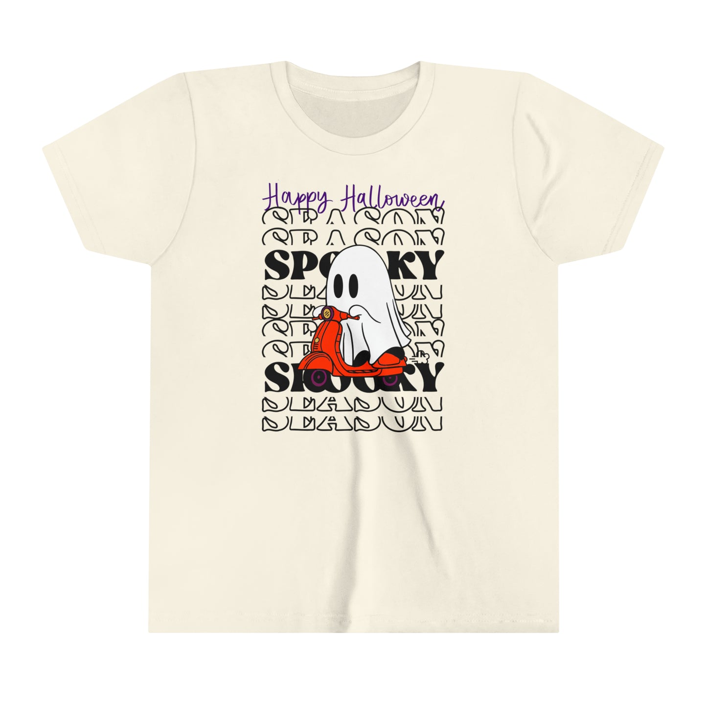 T-shirt à manches courtes pour jeunes - Halloween - Petit Fantôme - 09