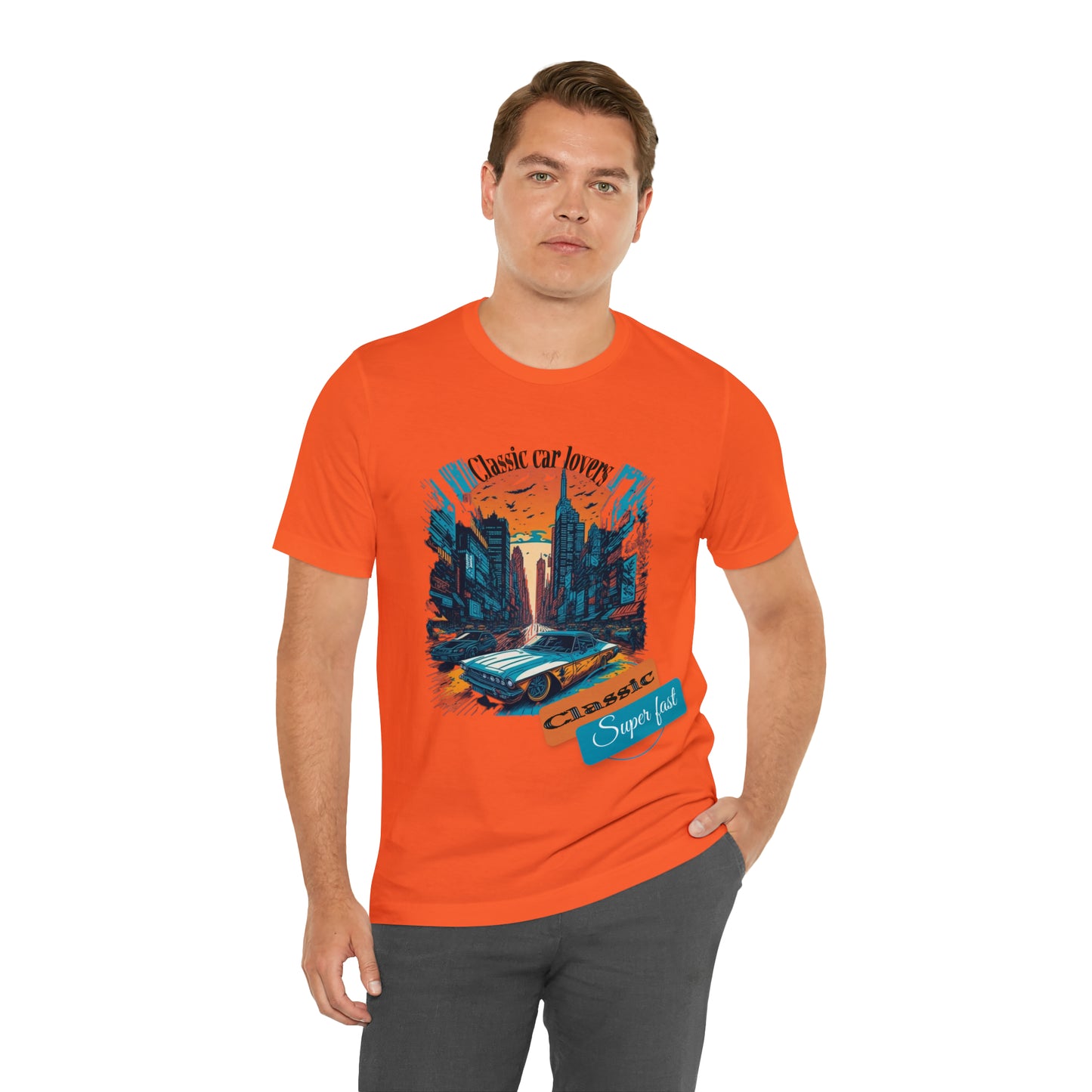 Camiseta Jersey Manga Corta - Coche Clásico - 01