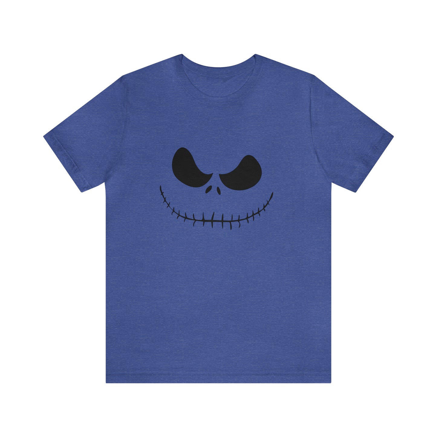 Camiseta de manga corta Unisex Jersey - Cara de terror de Halloween - 02