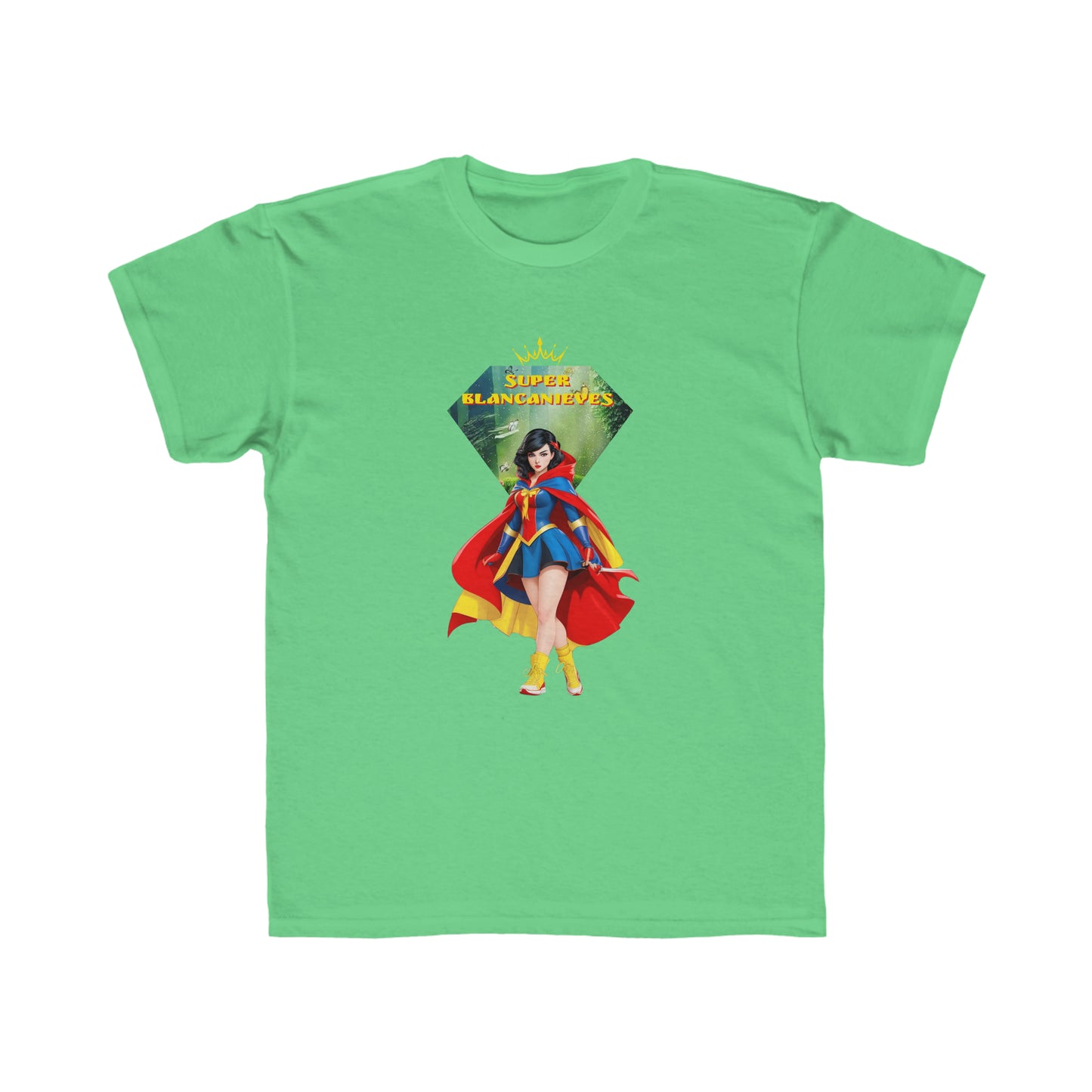 Camiseta de corte regular para niños - Princesas Heroína Blancanieves - 03