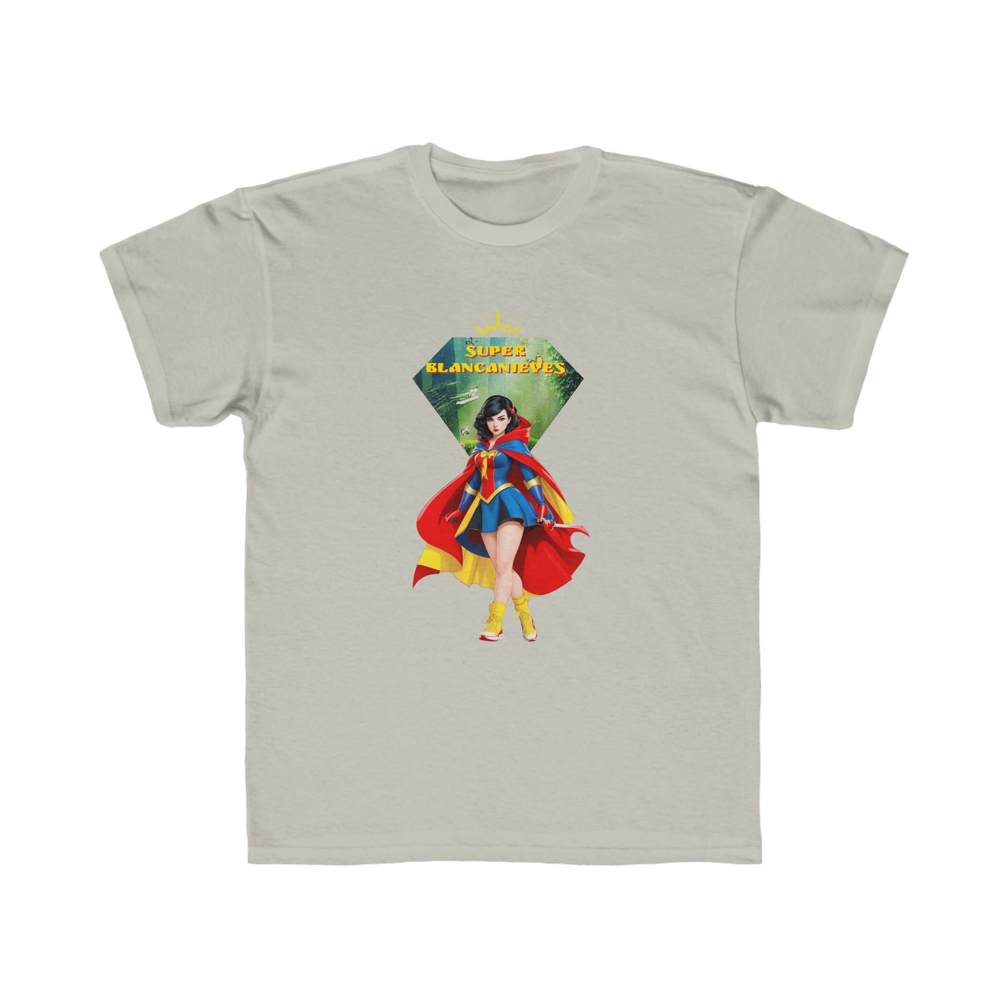 Camiseta de corte regular para niños - Princesas Heroína Blancanieves - 03