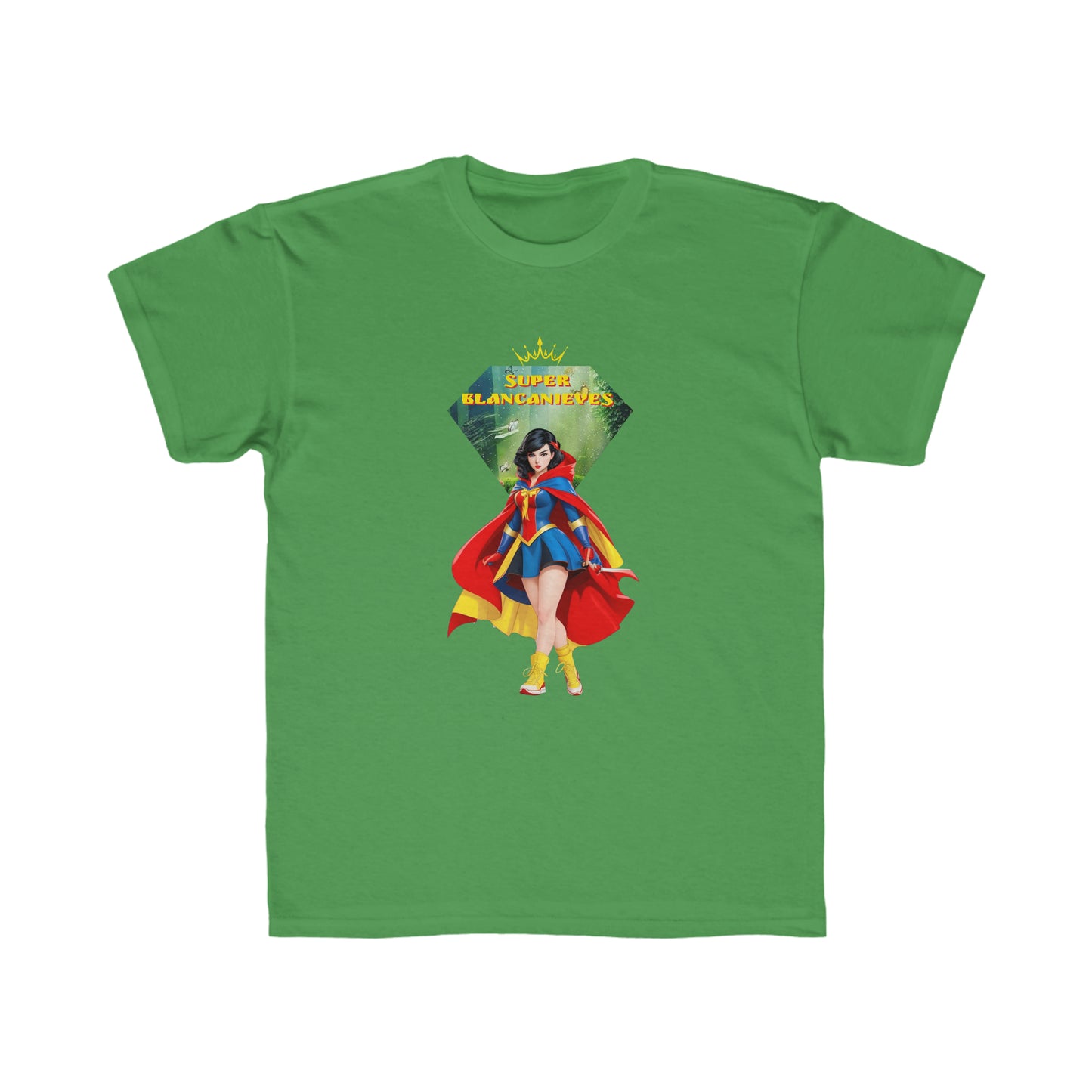 Camiseta de corte regular para niños - Princesas Heroína Blancanieves - 03