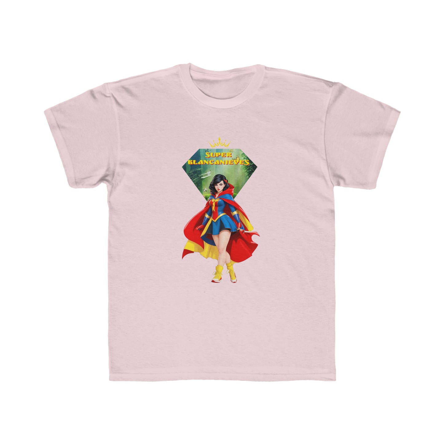 Camiseta de corte regular para niños - Princesas Heroína Blancanieves - 03