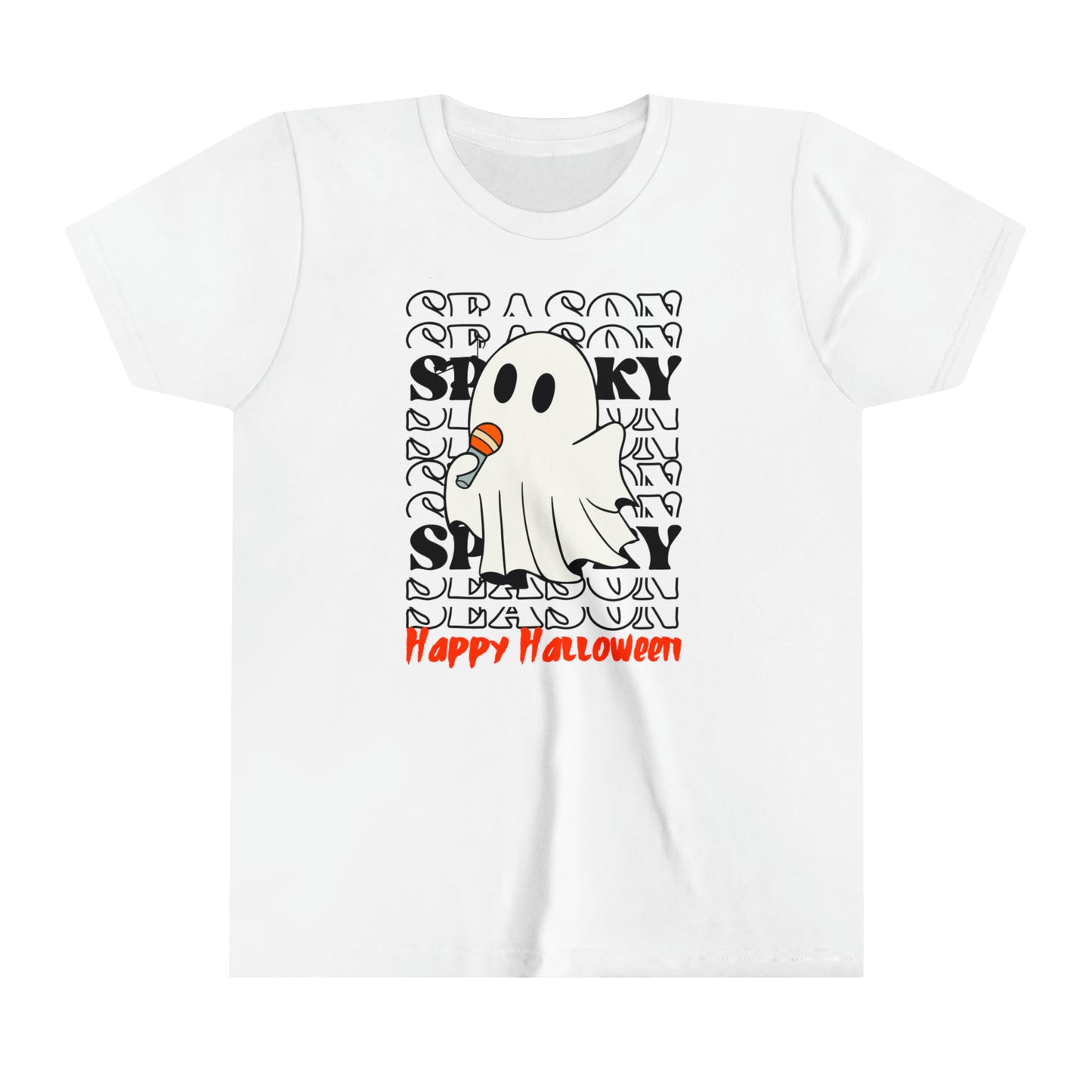 T-shirt à manches courtes pour jeunes - Halloween - Petit Fantôme - 06