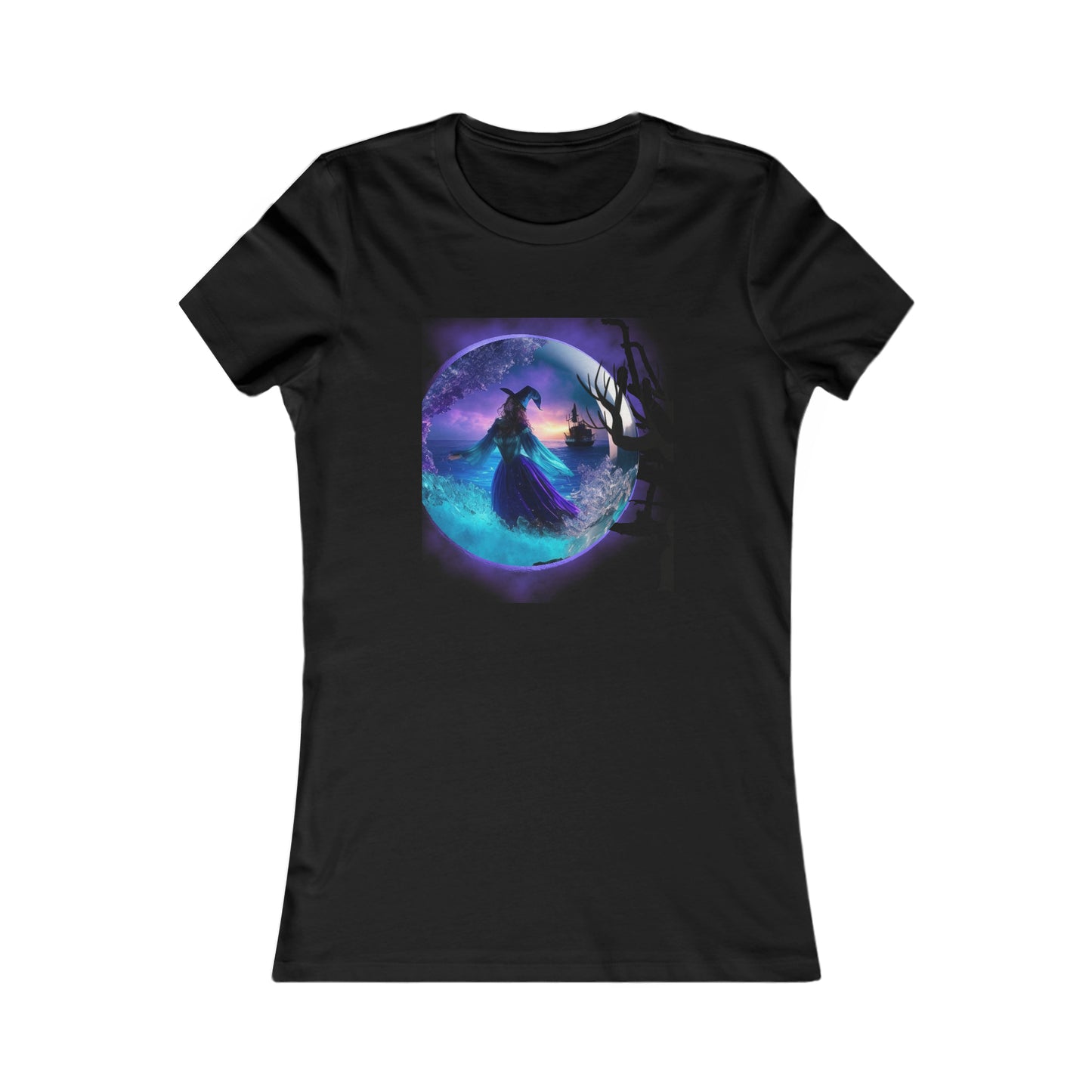 Camiseta favorita de las mujeres - Halloween Witch AI - 02