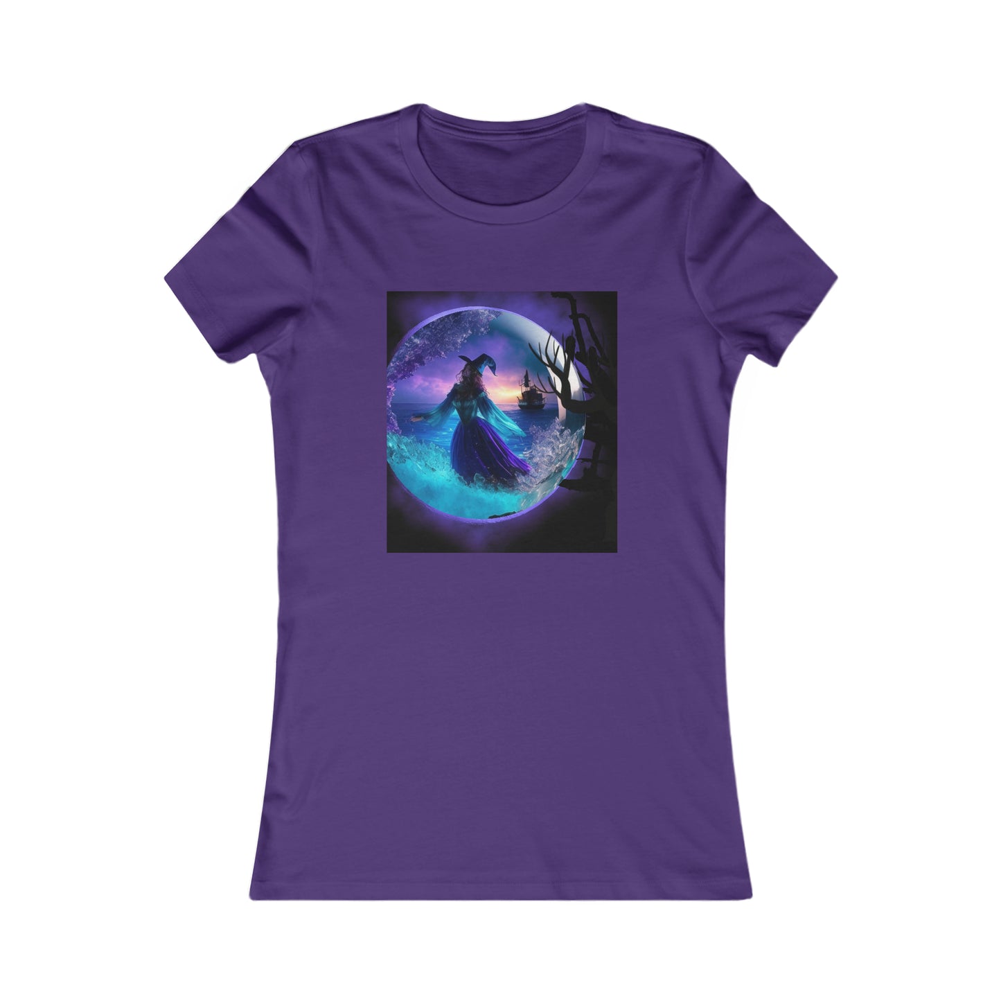Camiseta favorita de las mujeres - Halloween Witch AI - 02