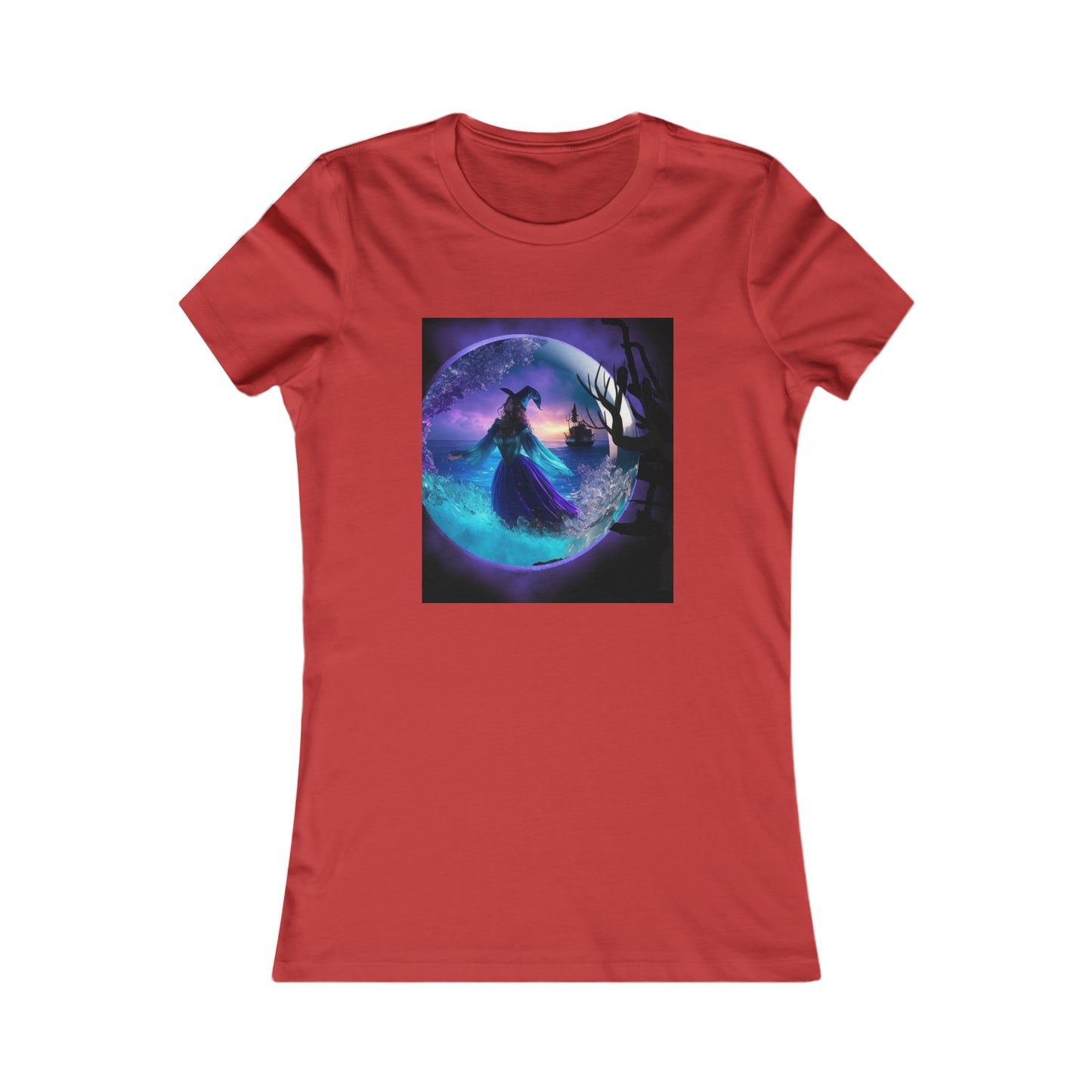 Camiseta favorita de las mujeres - Halloween Witch AI - 02