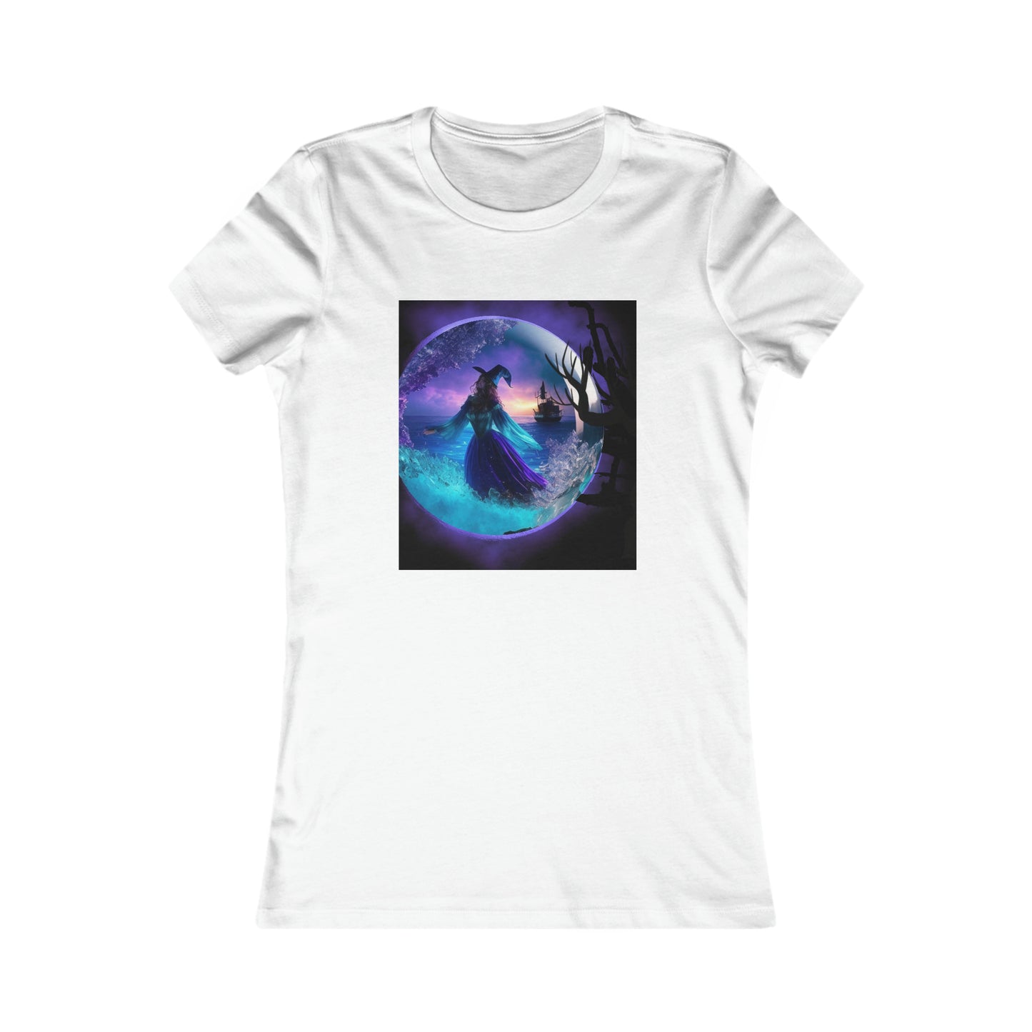 Camiseta favorita de las mujeres - Halloween Witch AI - 02