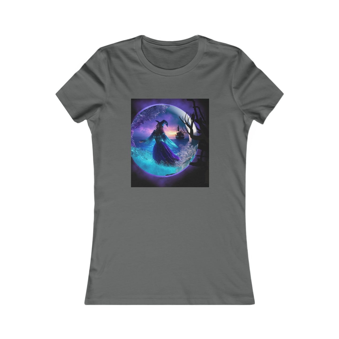 Camiseta favorita de las mujeres - Halloween Witch AI - 02