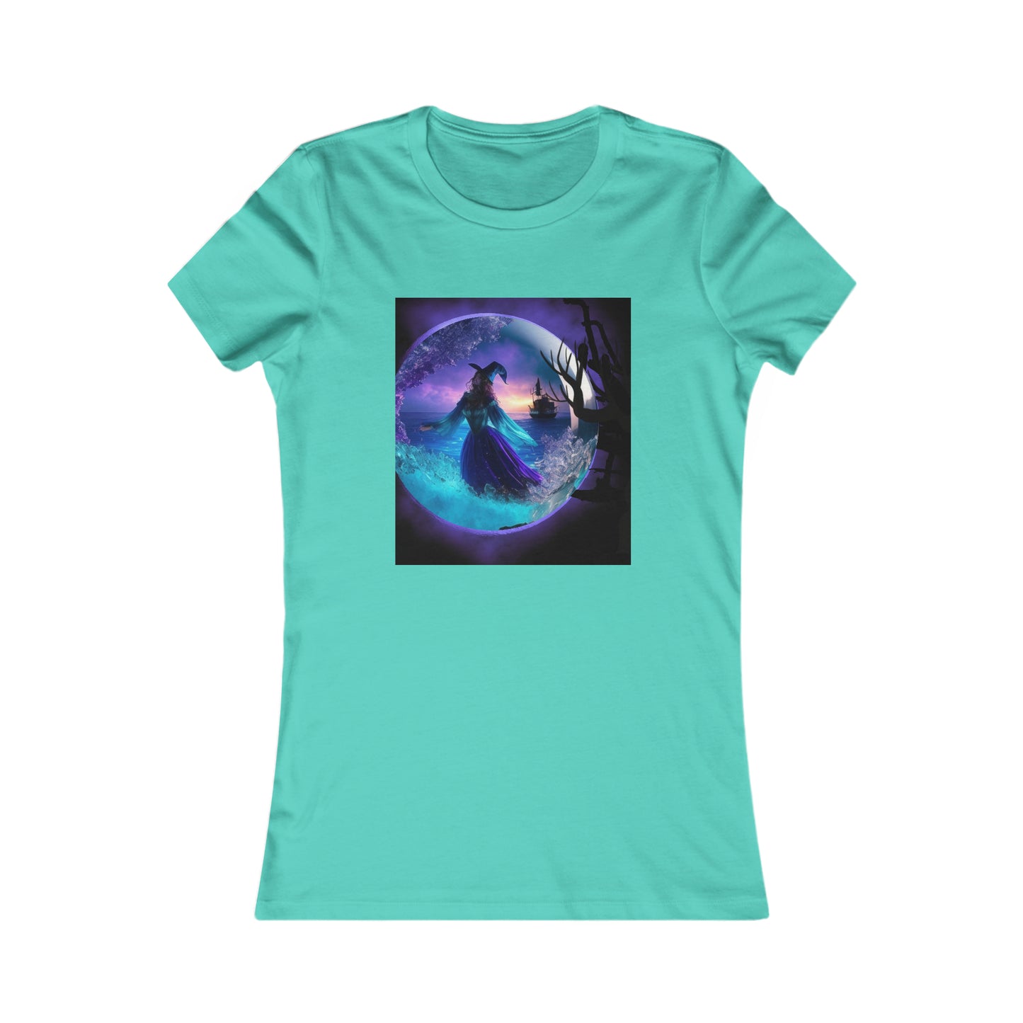Camiseta favorita de las mujeres - Halloween Witch AI - 02