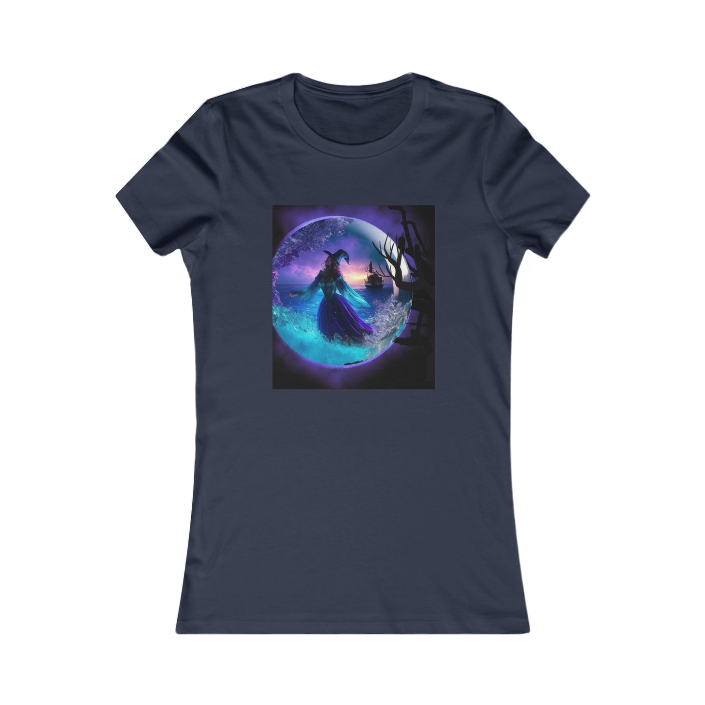Camiseta favorita de las mujeres - Halloween Witch AI - 02