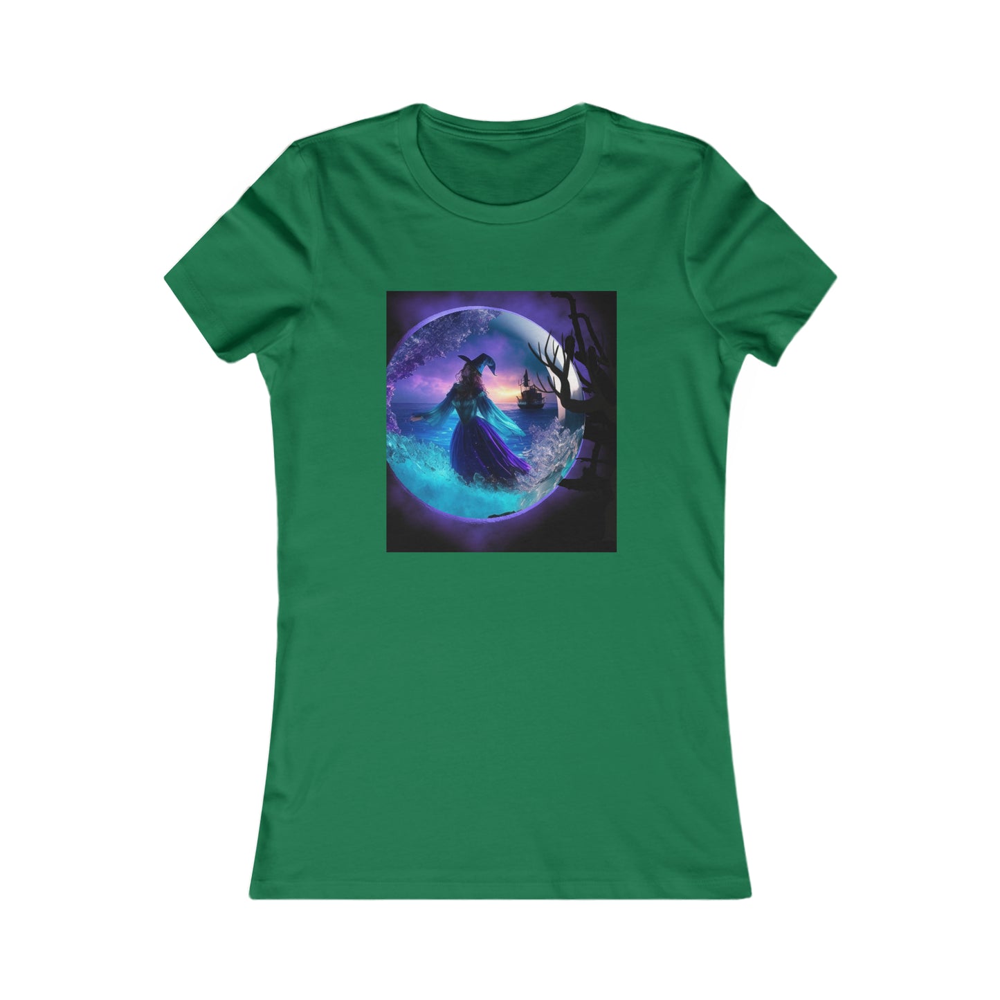 Camiseta favorita de las mujeres - Halloween Witch AI - 02