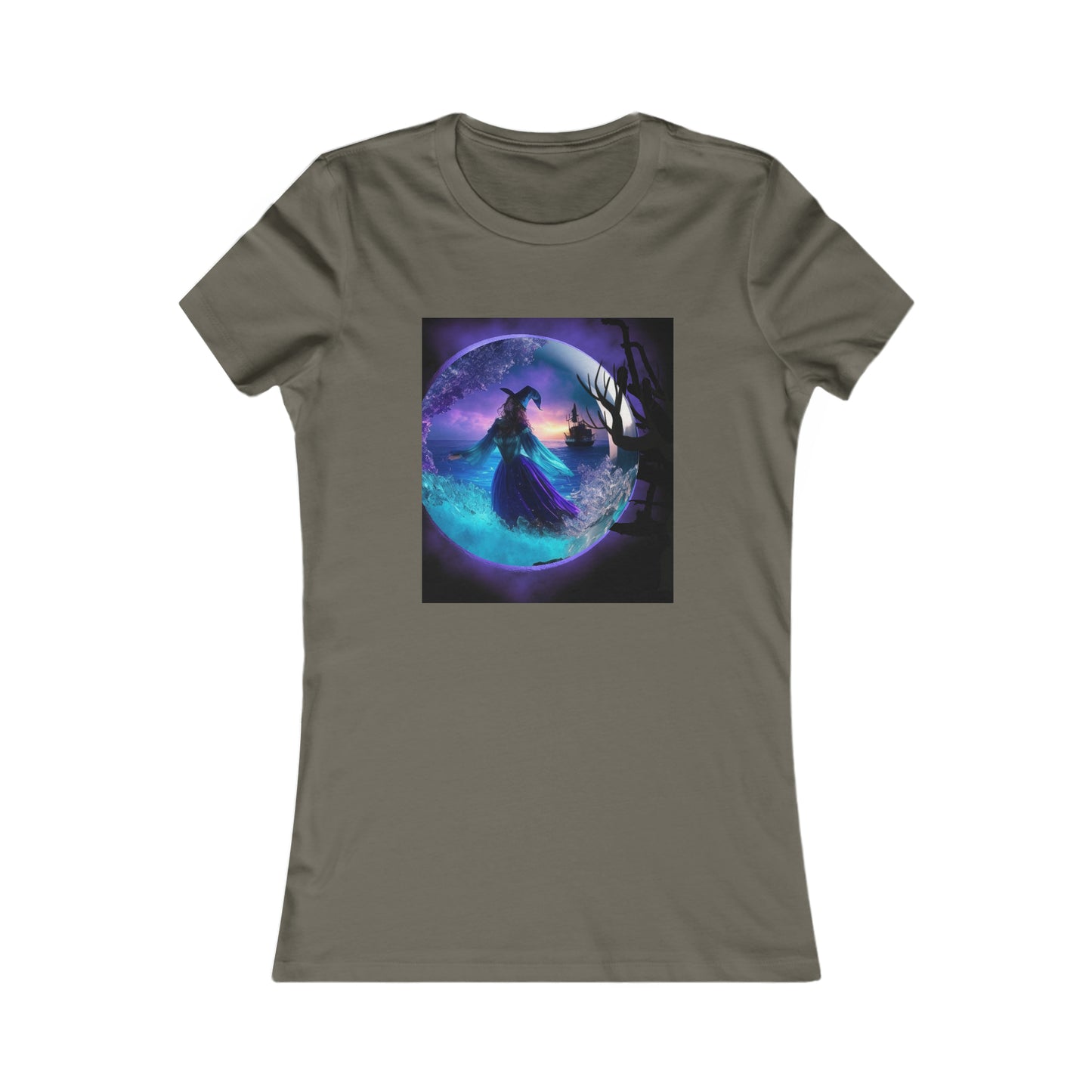 Camiseta favorita de las mujeres - Halloween Witch AI - 02
