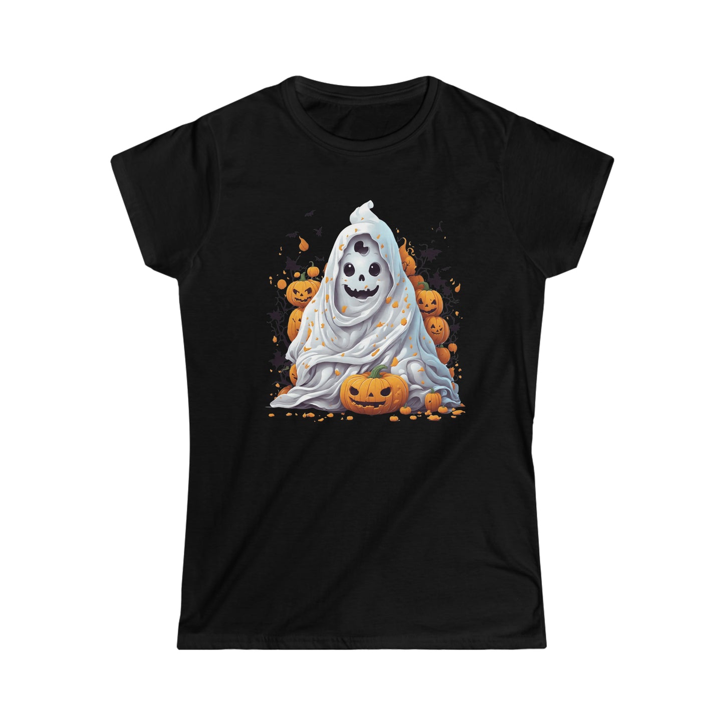 Tee-shirt Softstyle Femme - Fantôme d'Halloween