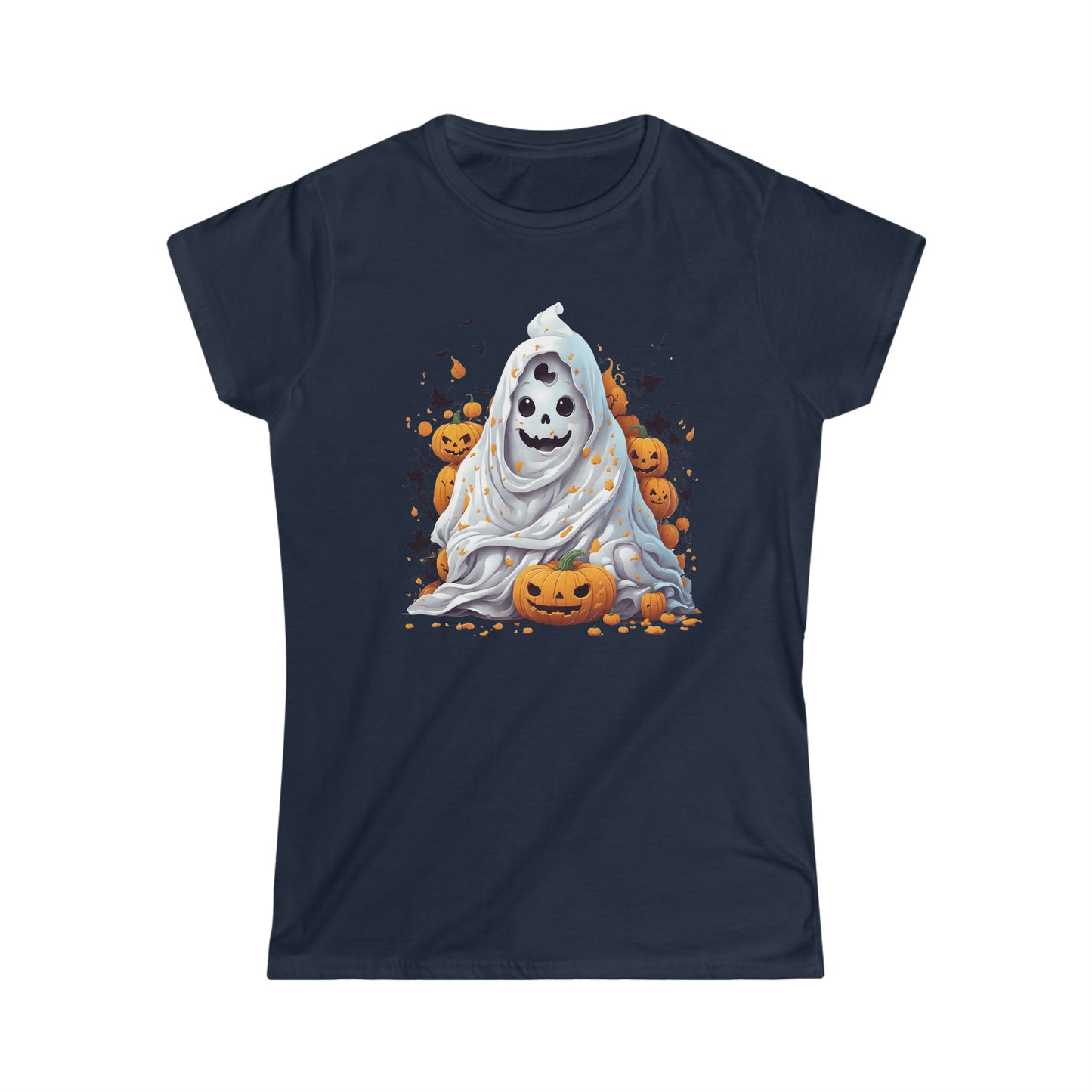 Tee-shirt Softstyle Femme - Fantôme d'Halloween